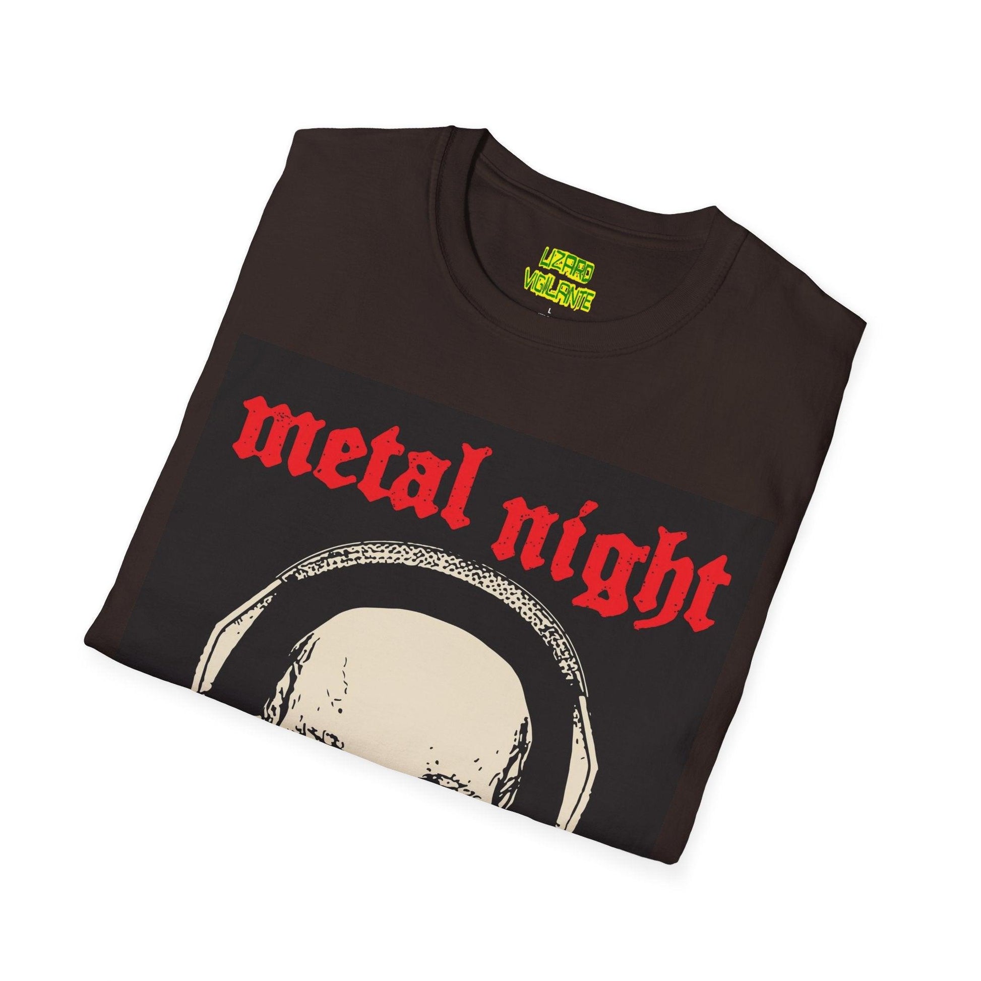 METAL NIGHT Unisex Softstyle T-Shirt - Lizard Vigilante