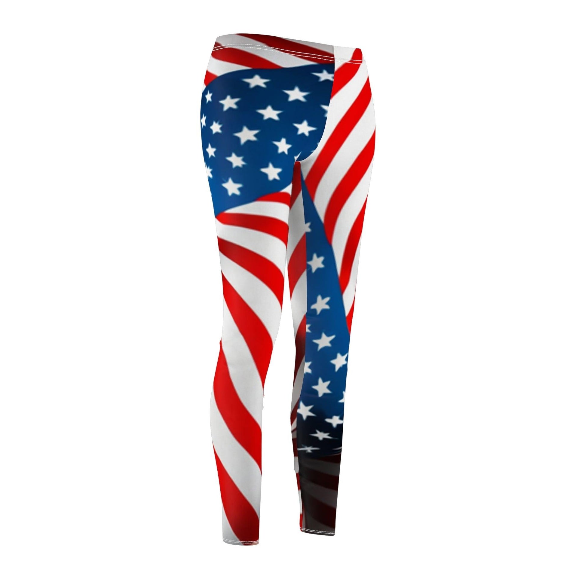 American Flag Women's Casual Leggings - Lizard Vigilante