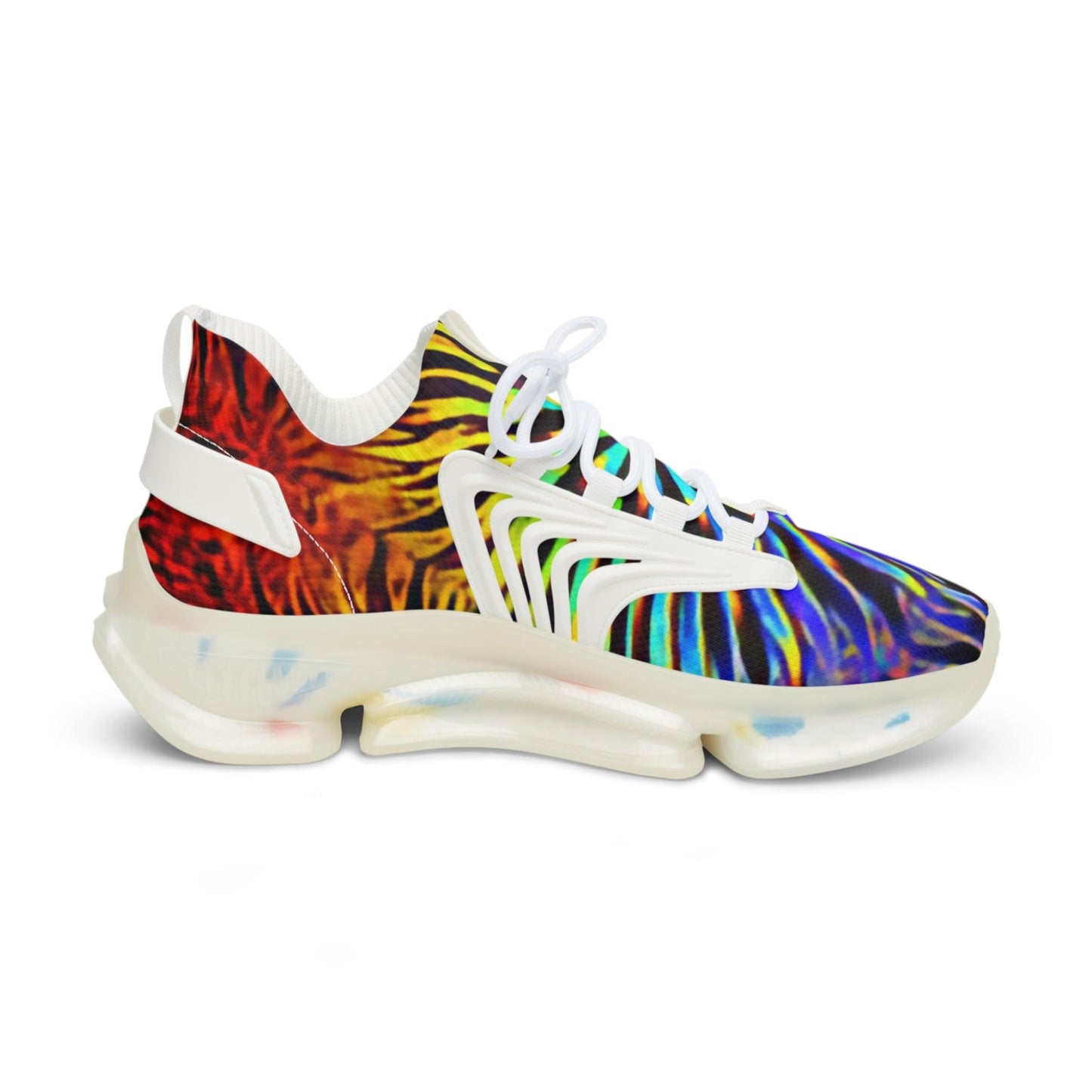 Tie Dyed Men's Mesh Sneakers - Lizard Vigilante