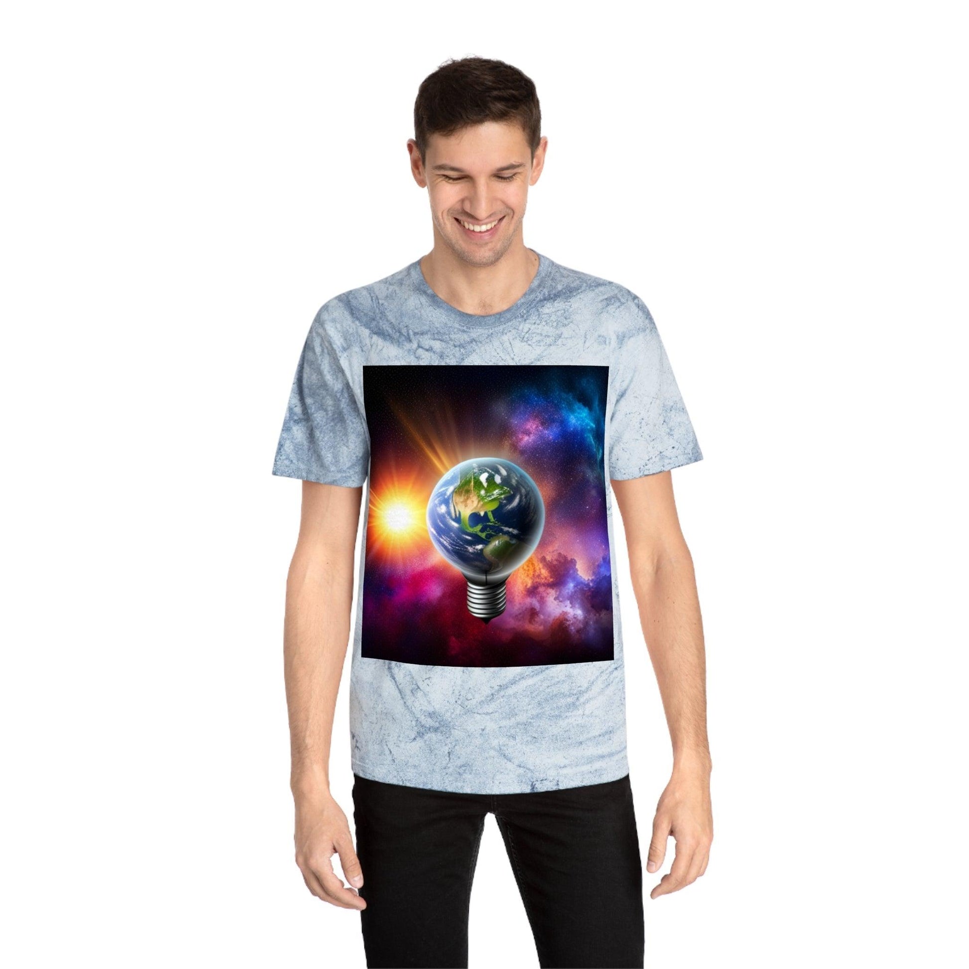 The Idea Unisex Color Blast T-Shirt - Lizard Vigilante