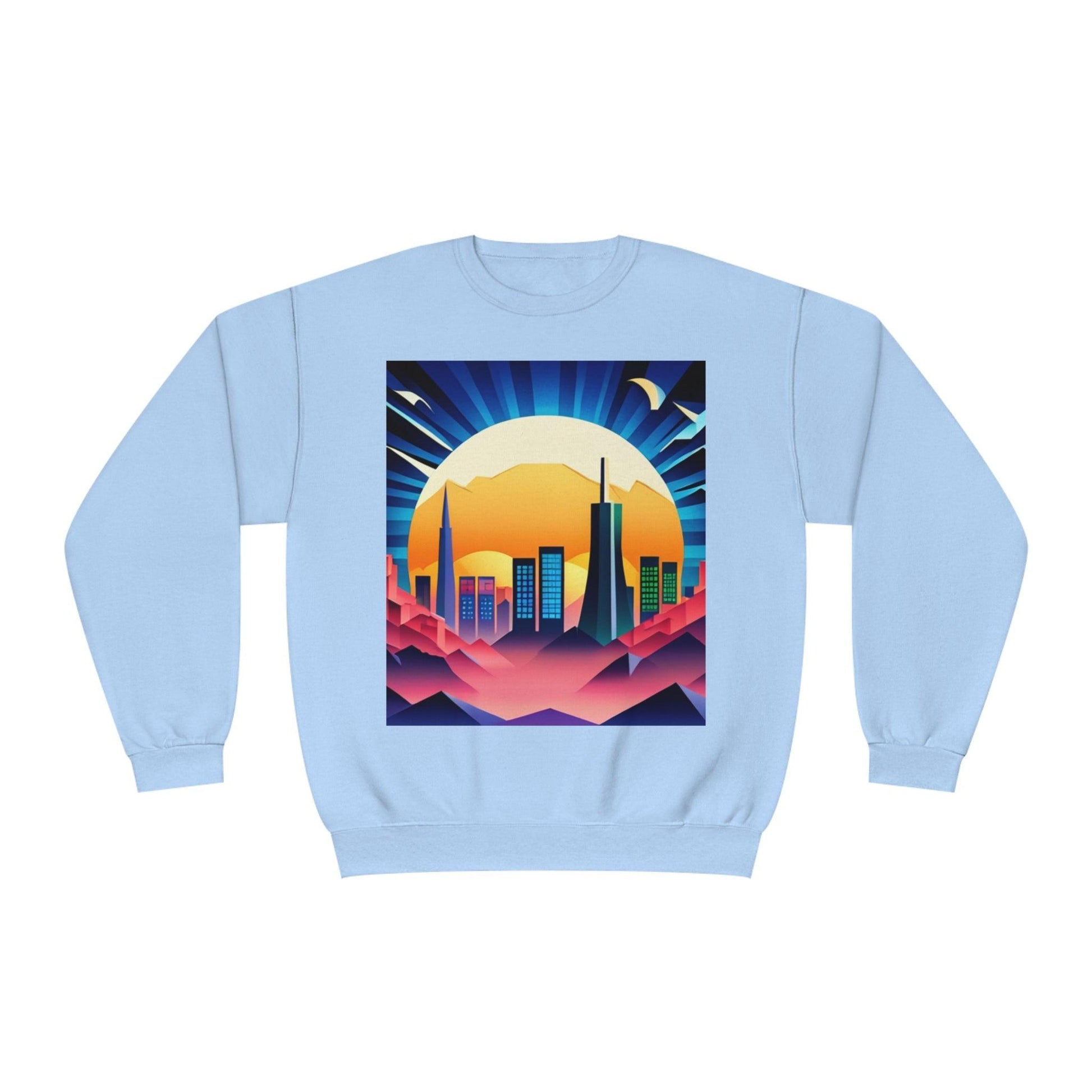 City of Futuris Unisex NuBlend® Crewneck Sweatshirt - Lizard Vigilante