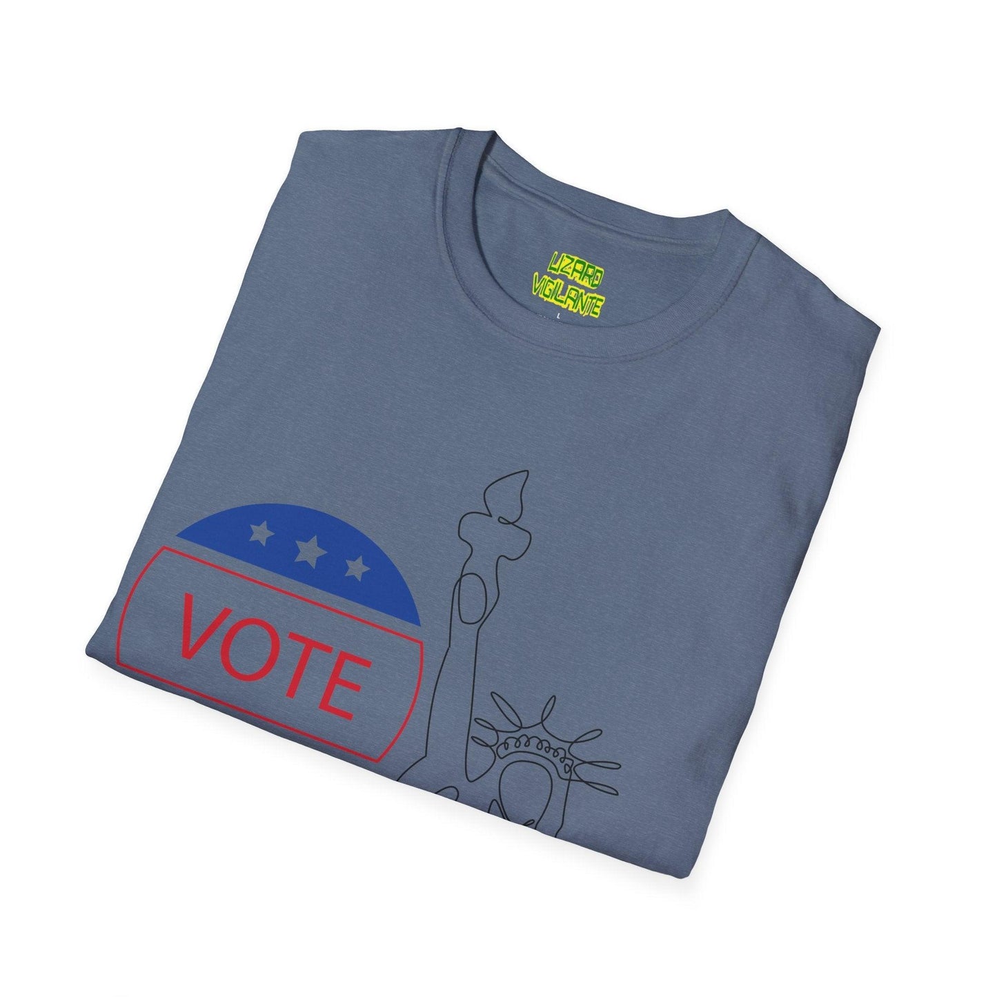 VOTE Liberty Unisex Softstyle T-Shirt - Lizard Vigilante