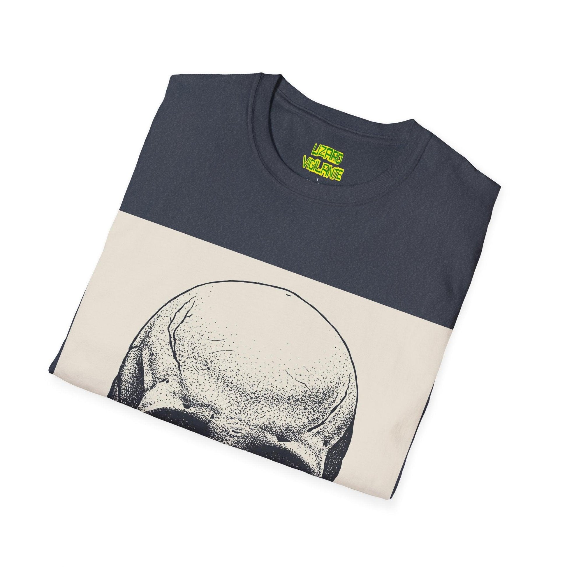 Skull No Jawbone Unisex Softstyle T-Shirt - Lizard Vigilante