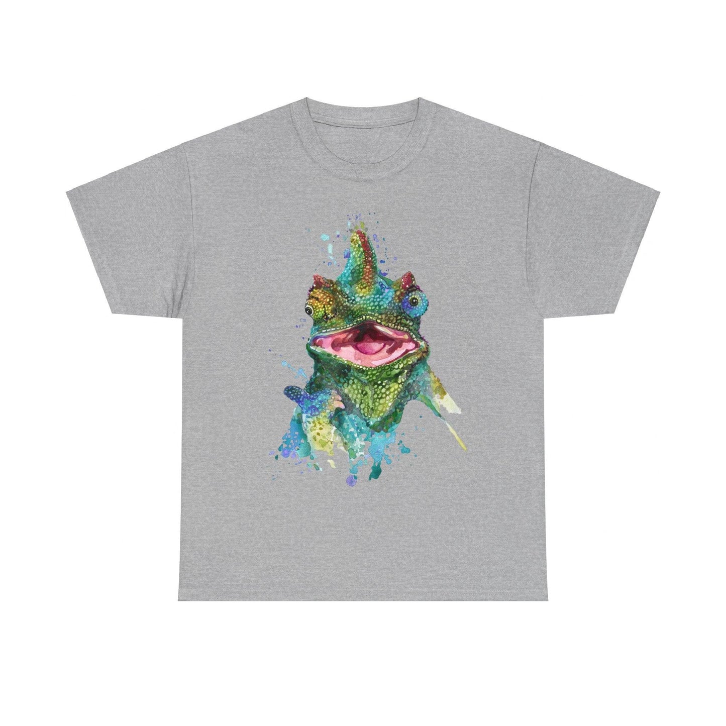 Wild Lizard Graphic Unisex Heavy Cotton Tee - Premium T-Shirt from Printify - Just $15.13! Shop now at Lizard Vigilante