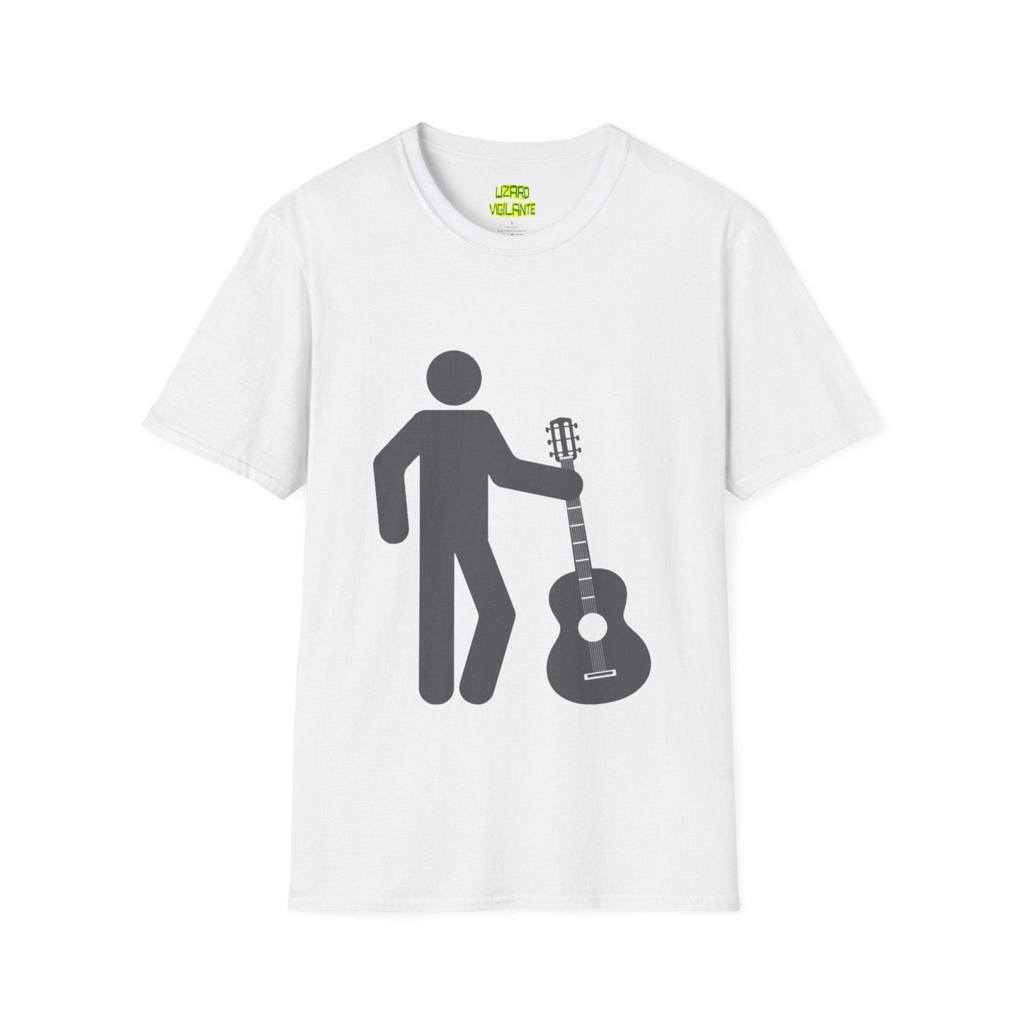 GuitarMan Unisex Softstyle T-Shirt - Lizard Vigilante