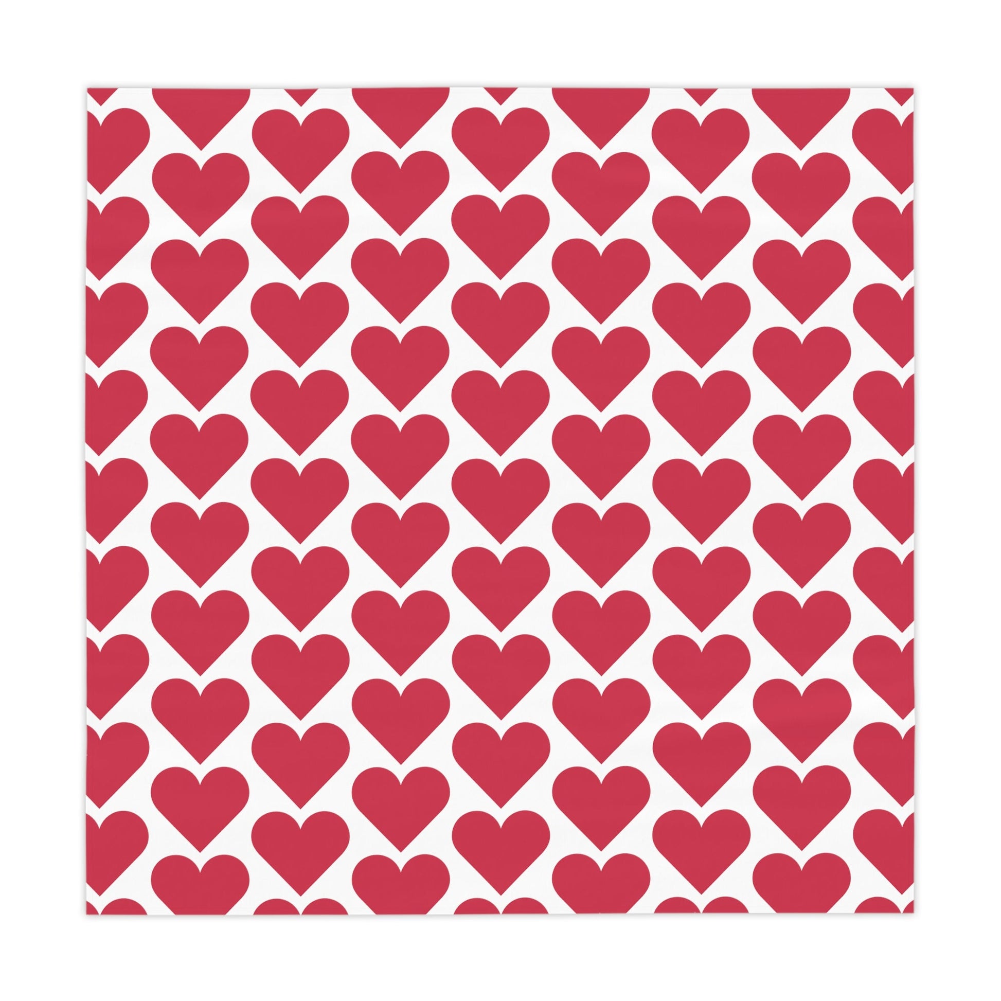 Valentine’s Hearts Tablecloth - Lizard Vigilante