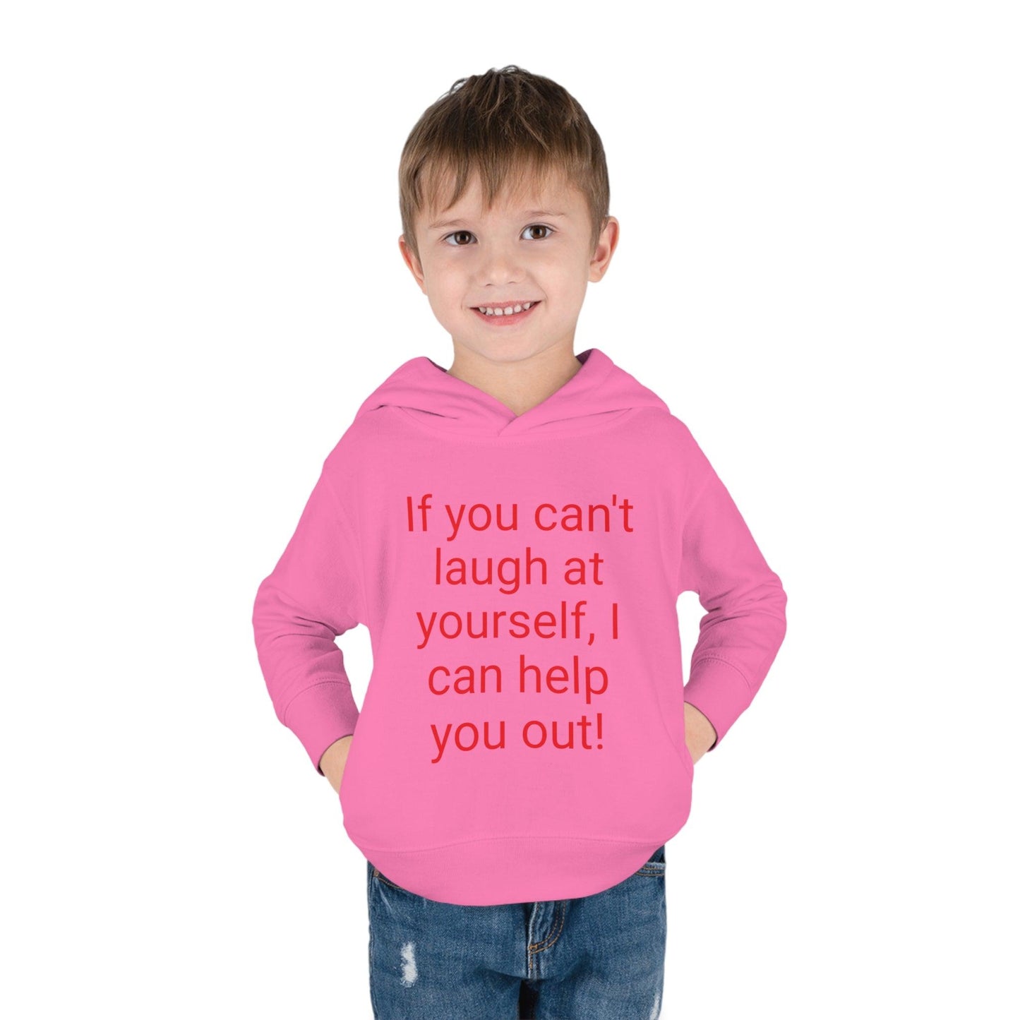 If You Can't laugh Toddler Pullover Fleece Hoodie - Lizard Vigilante