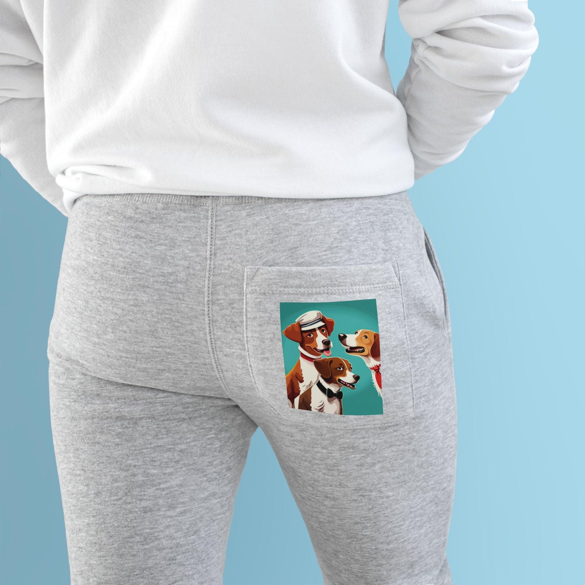 Dog Singers Unisex Fleece Joggers - Lizard Vigilante