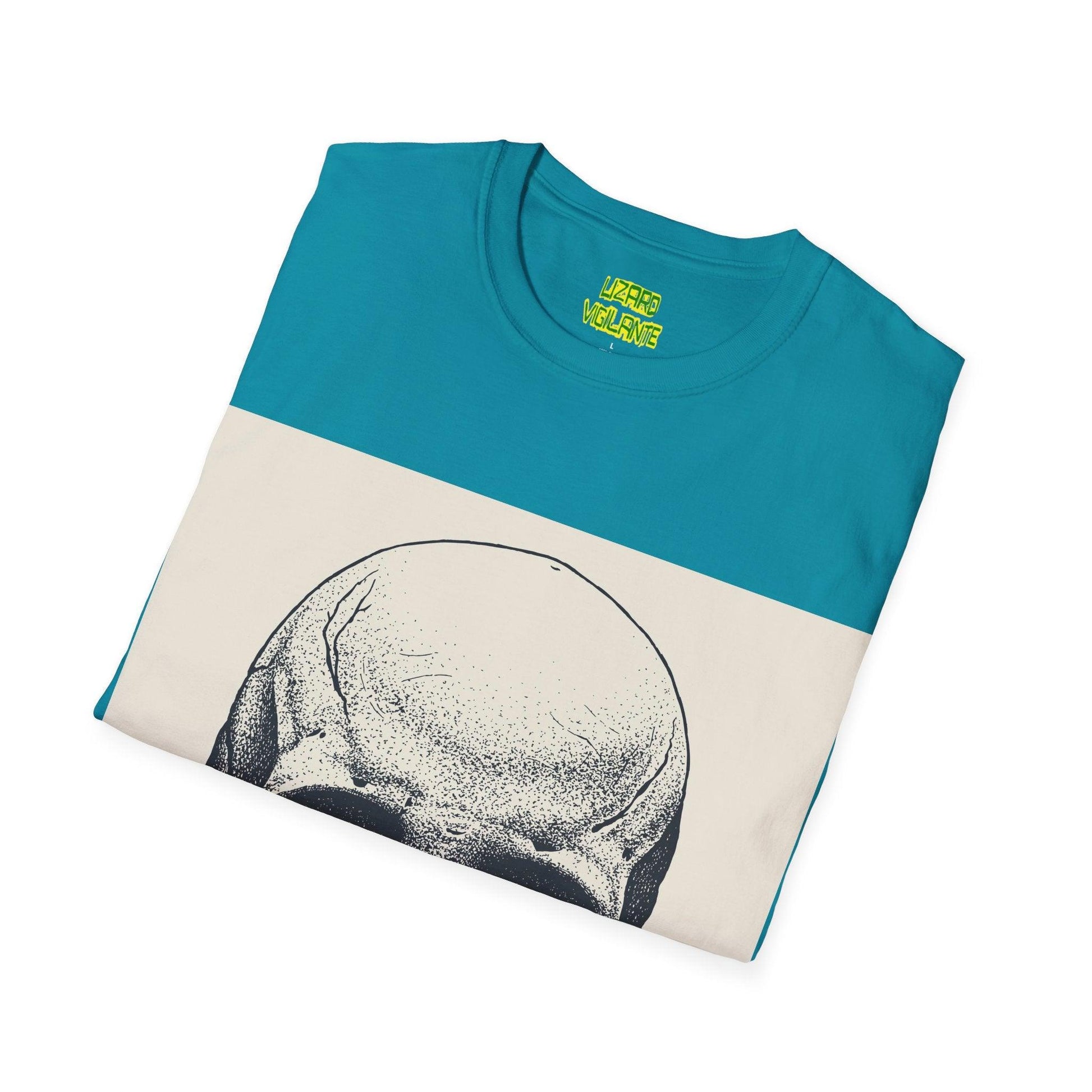 Skull No Jawbone Unisex Softstyle T-Shirt - Lizard Vigilante