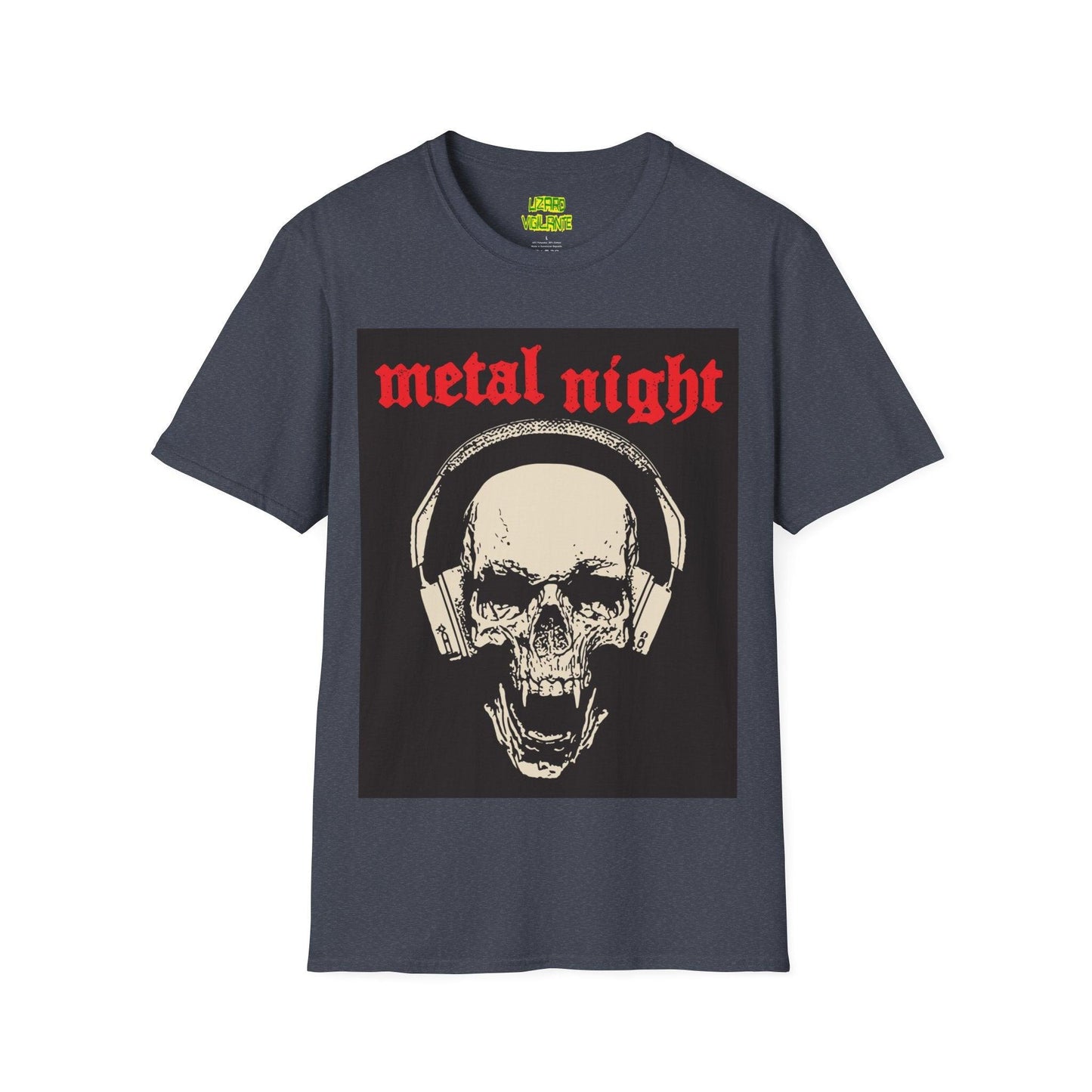 METAL NIGHT Unisex Softstyle T-Shirt - Lizard Vigilante