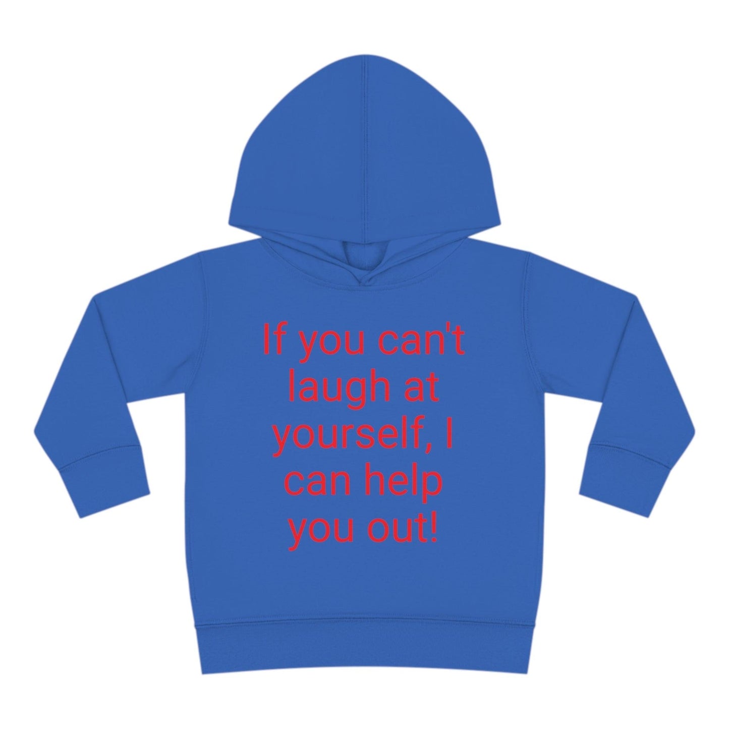 If You Can't laugh Toddler Pullover Fleece Hoodie - Lizard Vigilante