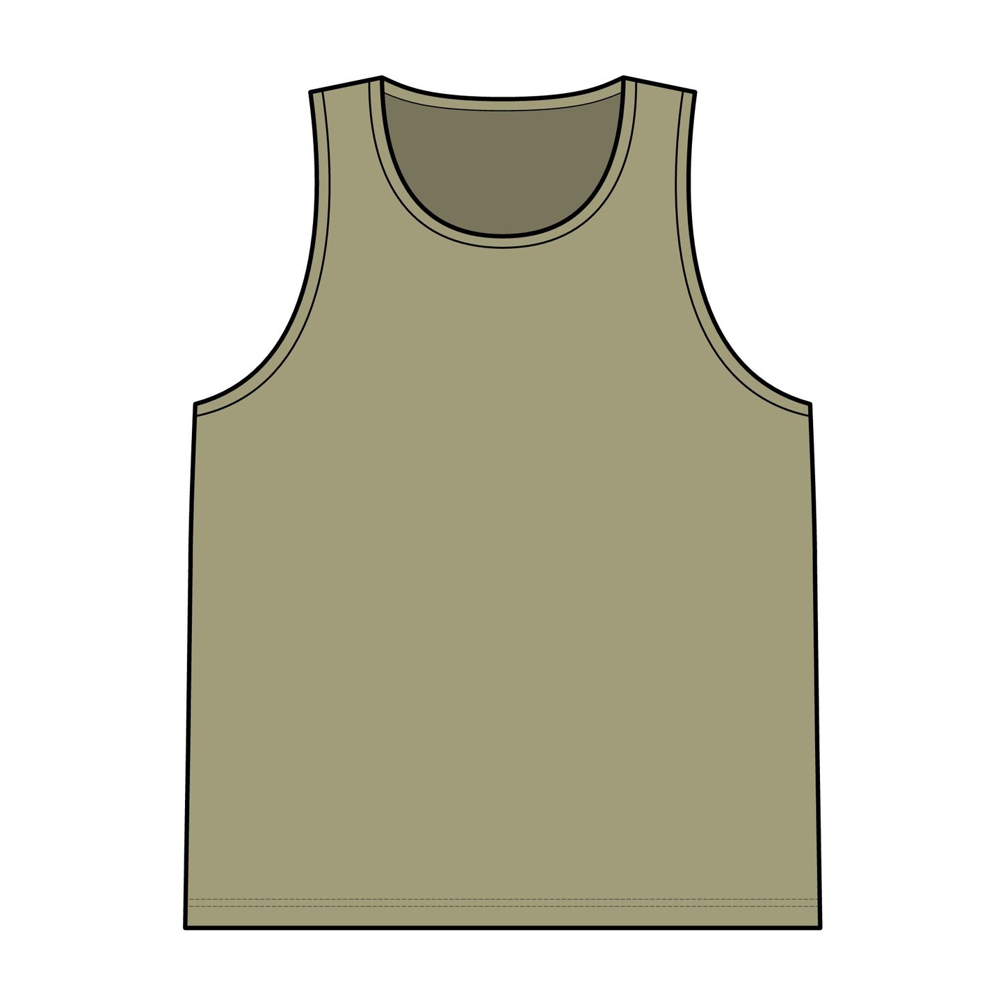 Anarchy Symbol Reversible Mesh Tank Top