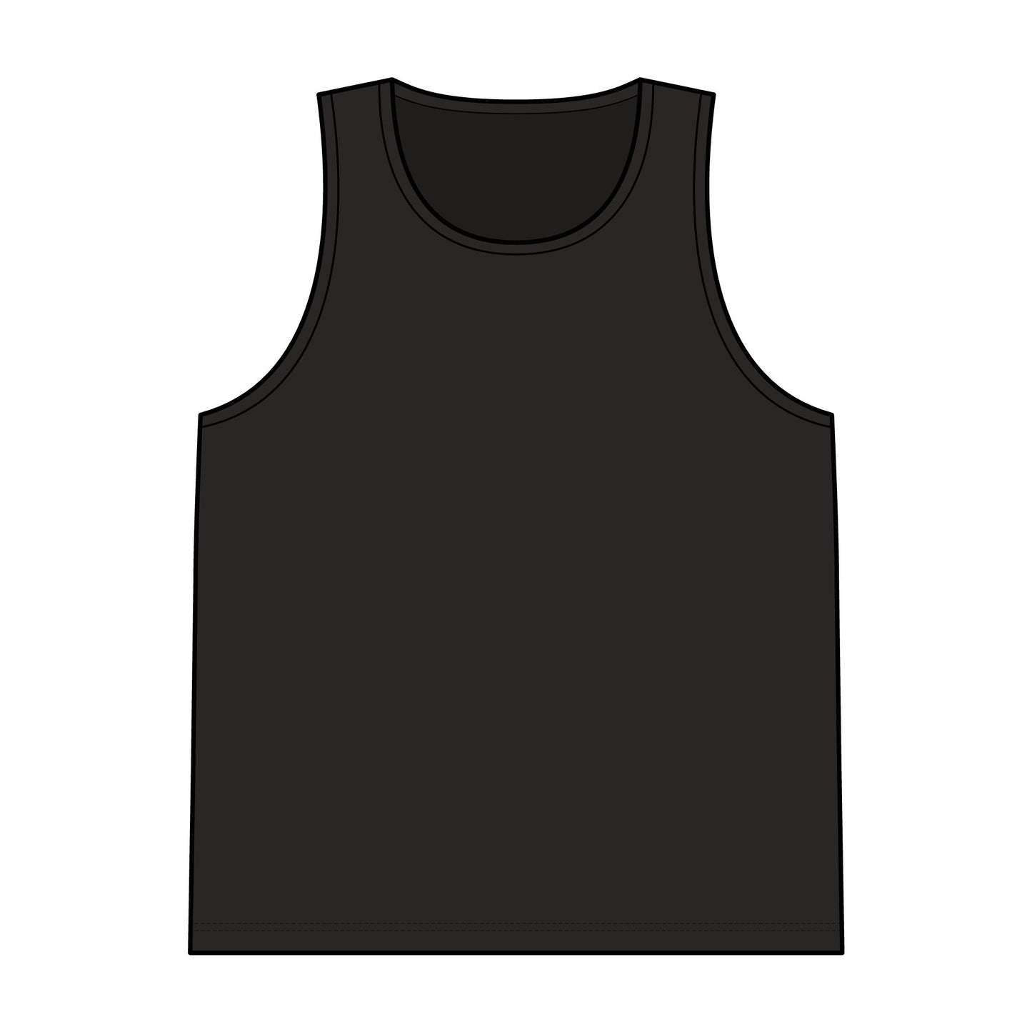 Anarchy Symbol Reversible Mesh Tank Top