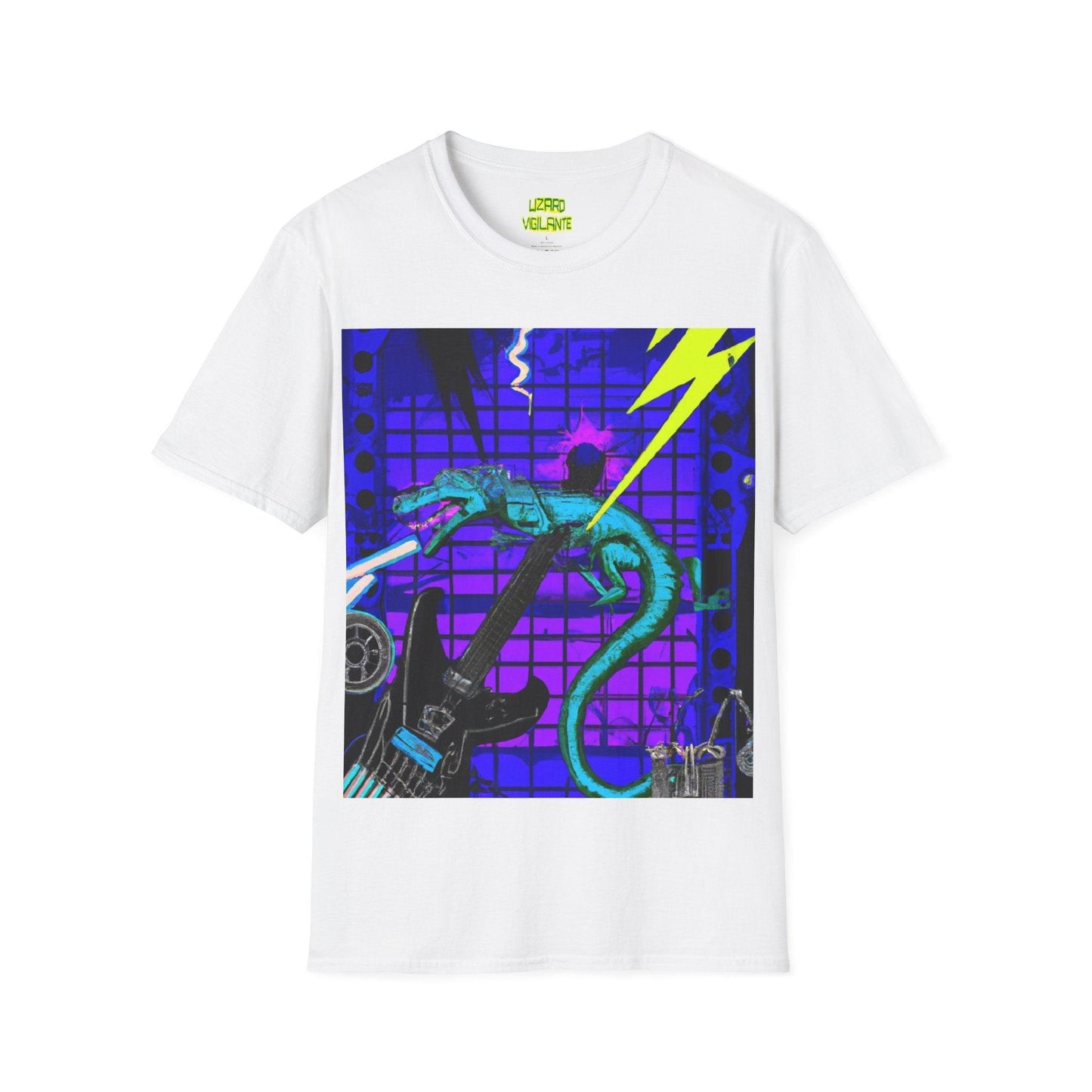 Lizard Vigilante Lives Unisex Softstyle T-Shirt - Lizard Vigilante