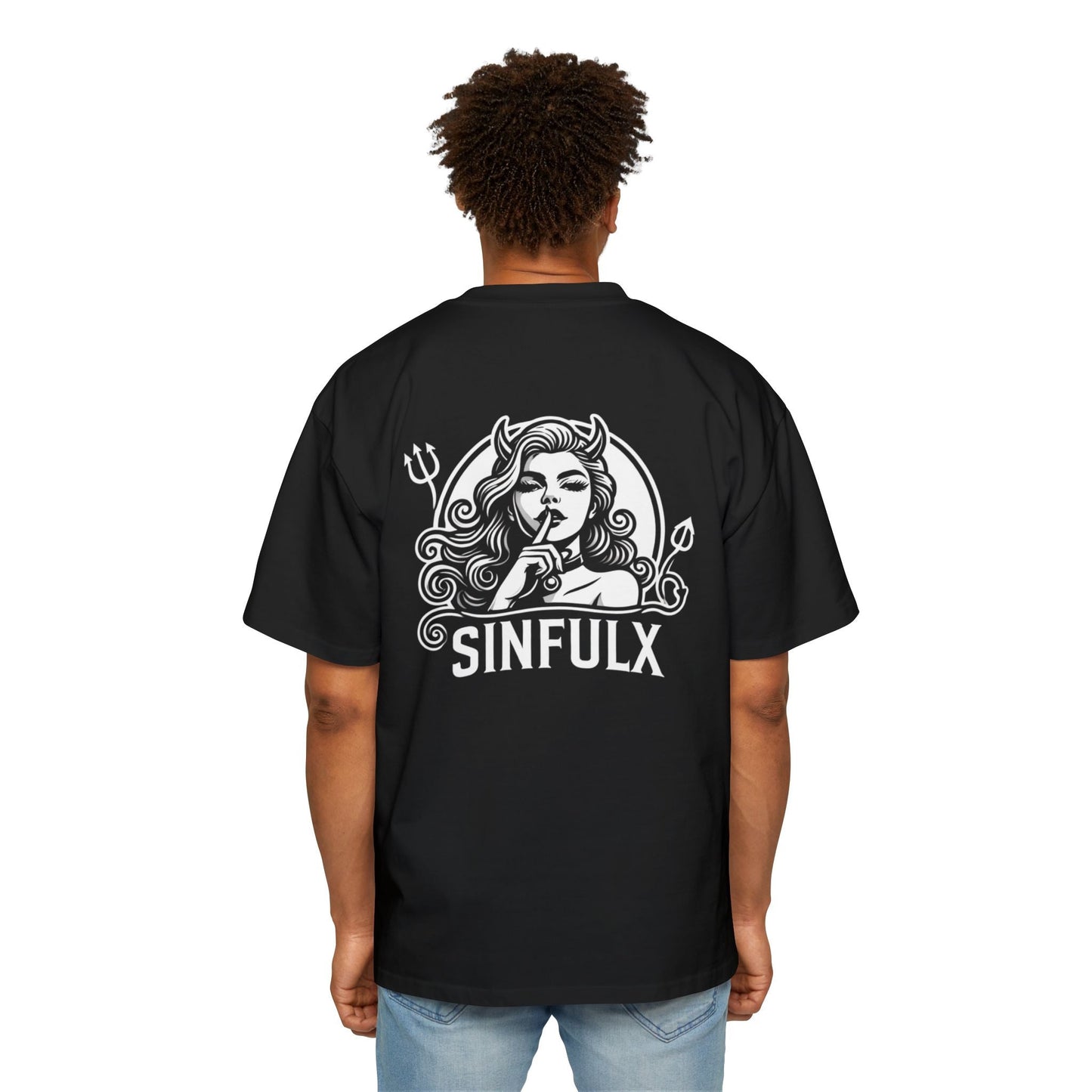 EA Men's Oversized SX Logo Graphic Tee