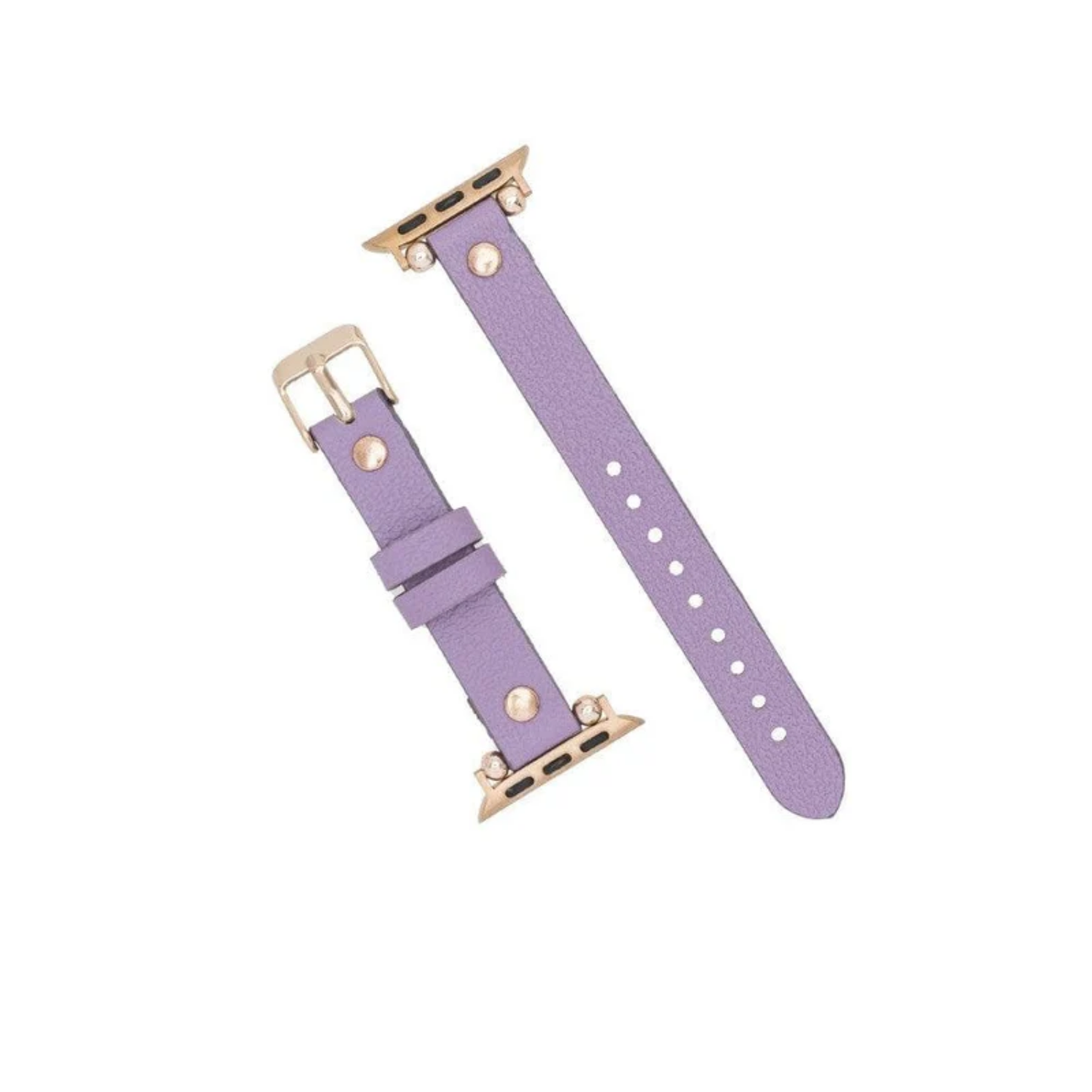 Apple Watch Light Purple Leather Strap - Detroit