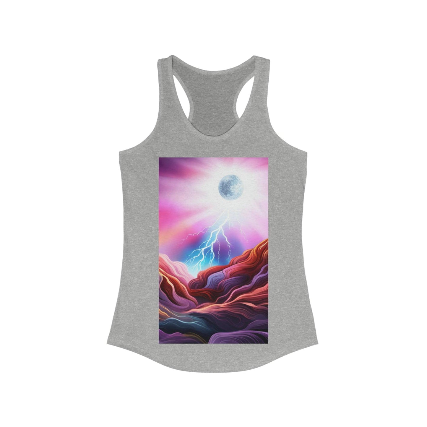 Lightning Orb Women's Ideal Racerback Tank - Lizard Vigilante