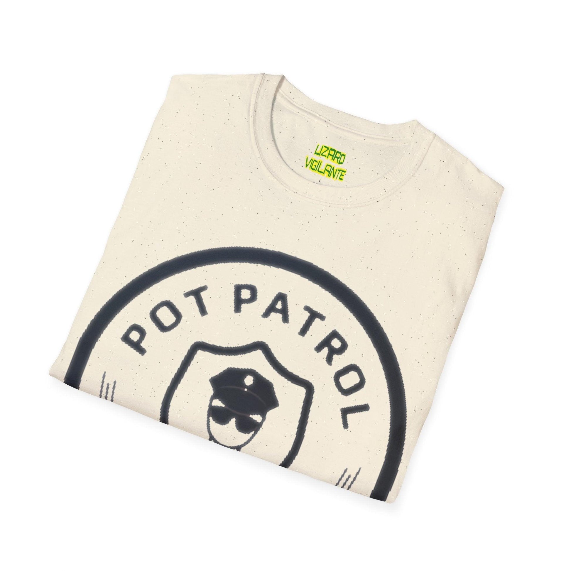 POT PATROL Let's Toke! Unisex Softstyle T-Shirt - Lizard Vigilante