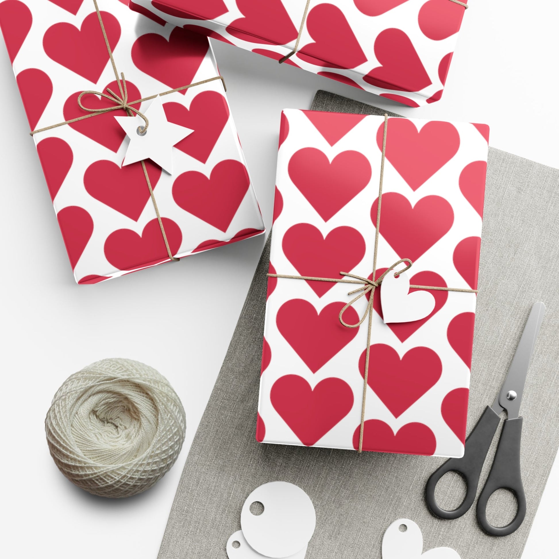 Valentine’s Day Heart Gift Wrap Papers - Lizard Vigilante
