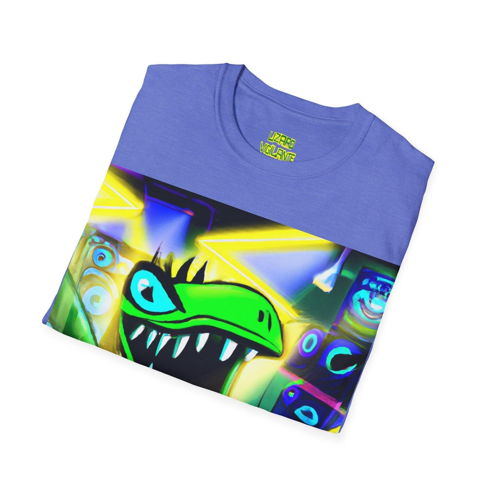 Metal Lizard Unisex Softstyle T-Shirt - Lizard Vigilante