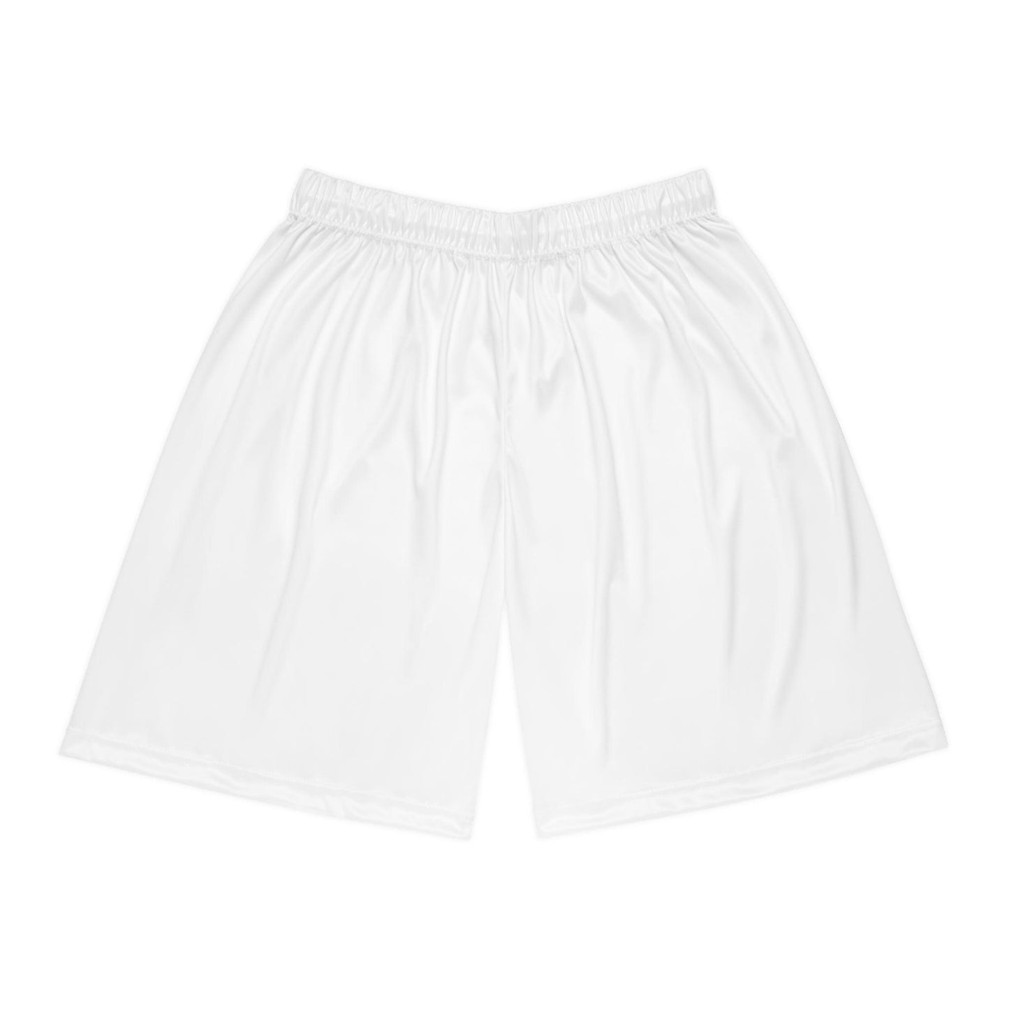 Basketball Shorts - White - Lizard Vigilante