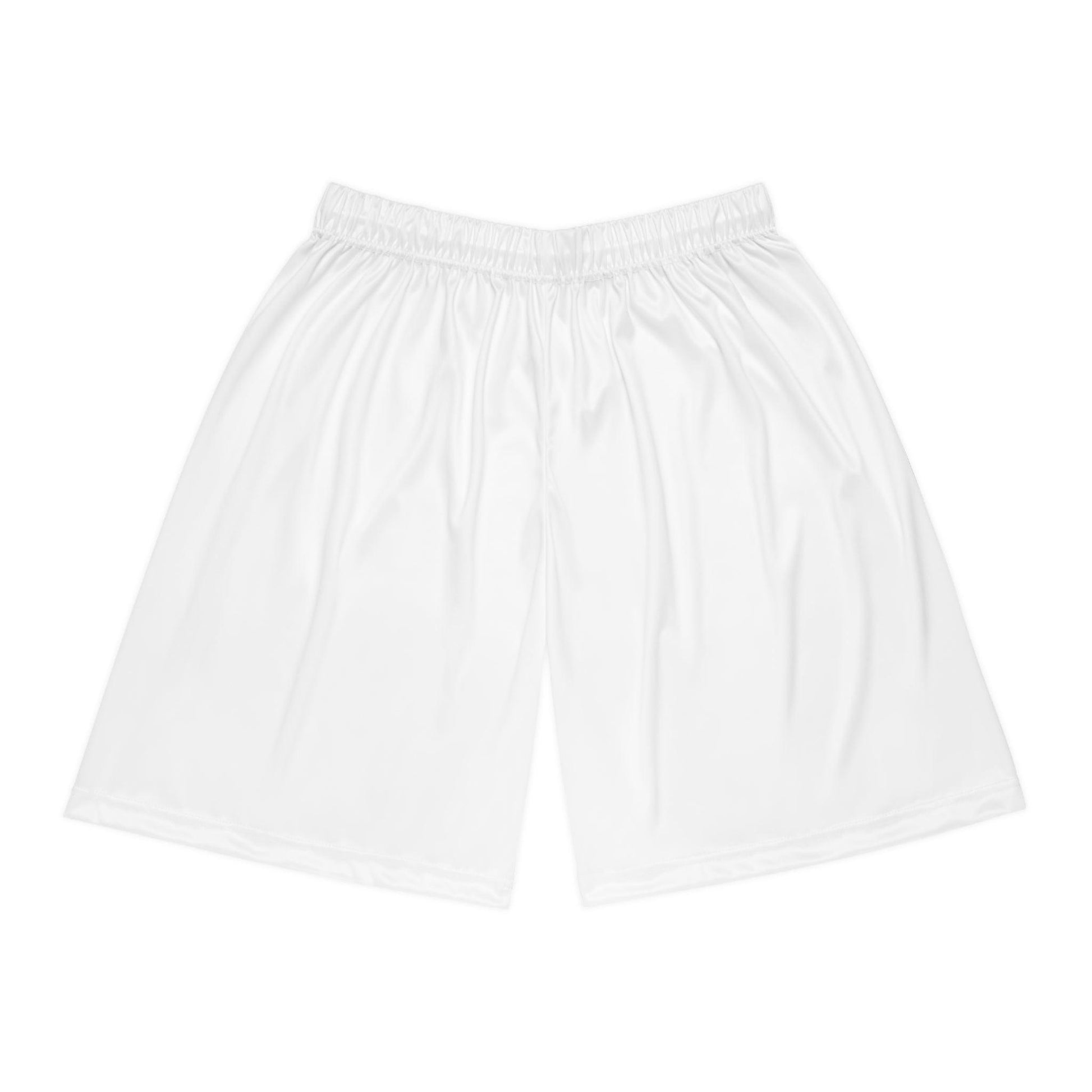 Basketball Shorts - White - Lizard Vigilante