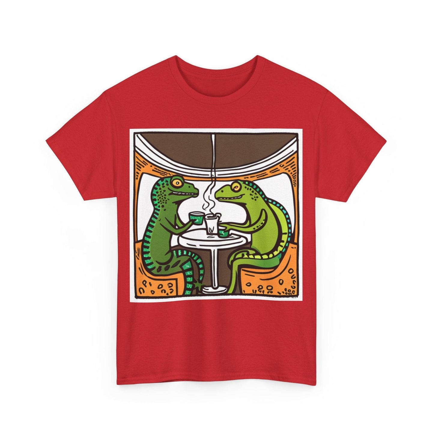 HQ Coffee Brk Unisex Heavy Cotton Tee - Lizard Vigilante