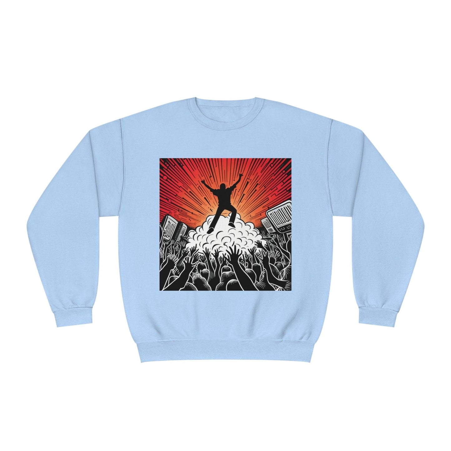 Metal Concert Unisex NuBlend® Crewneck Sweatshirt - Lizard Vigilante