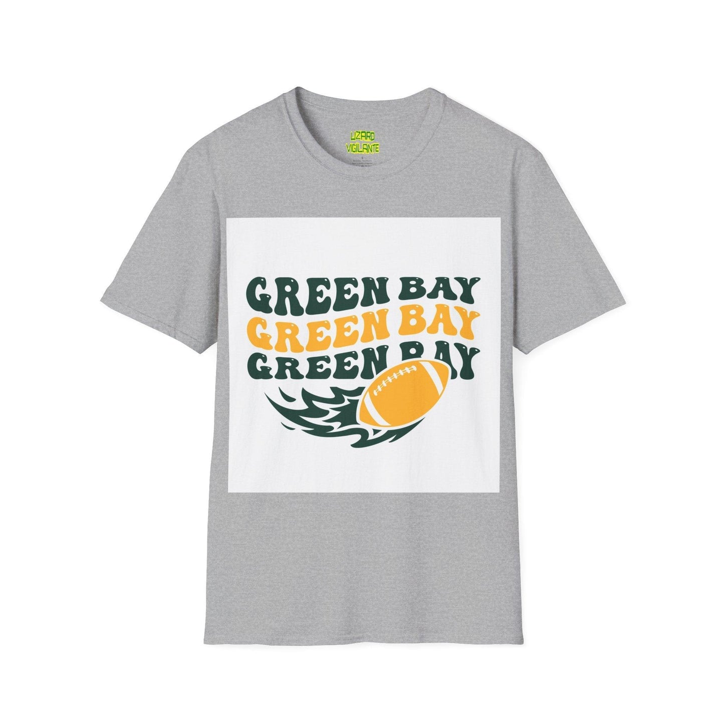 Green Bay Unisex Softstyle T-Shirt - Lizard Vigilante