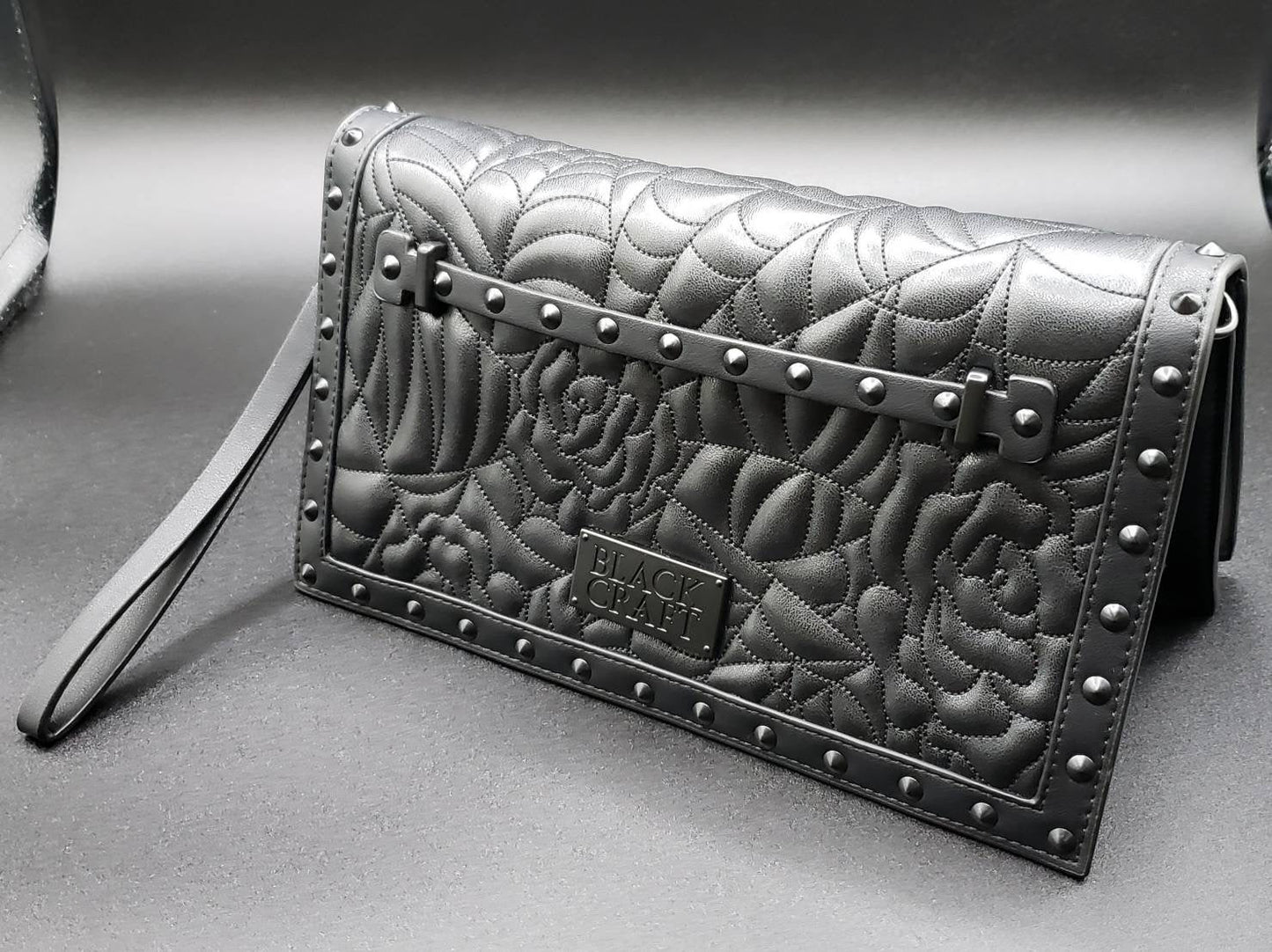 BlackCraft Cult Charlotte Spider Web Quilt Clutch