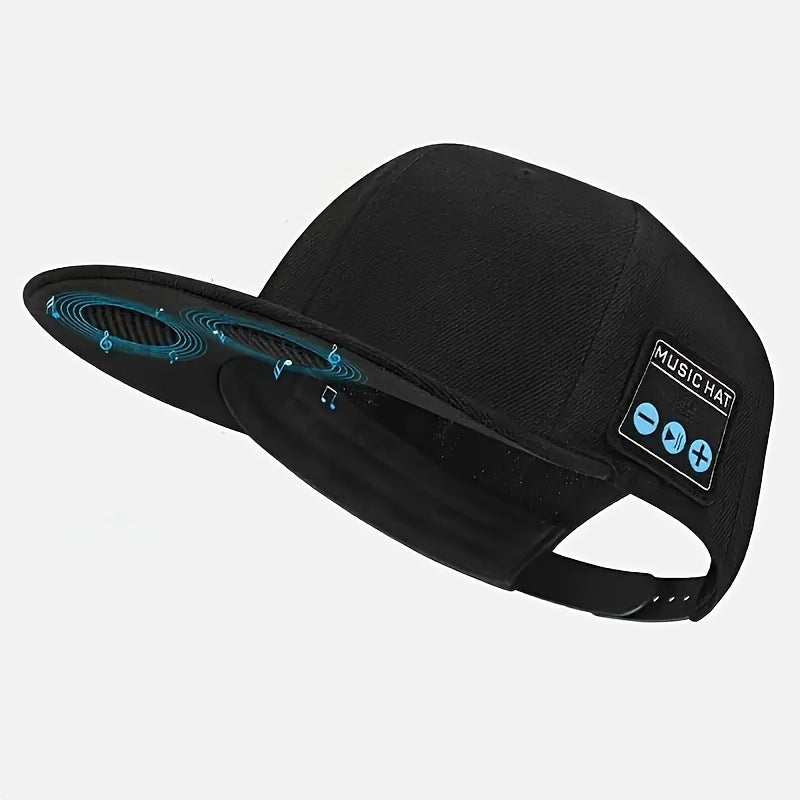 Wireless Smart Baseball Cap Machine - Hands-free Music, Built-in Speakers, Sweat Proof, Perfect For Outdoor Sports And Fitness, Perfect As A Halloween Christmas Gift - Premium  from Lizard Vigilante - Just $15.99! Shop now at Lizard Vigilante