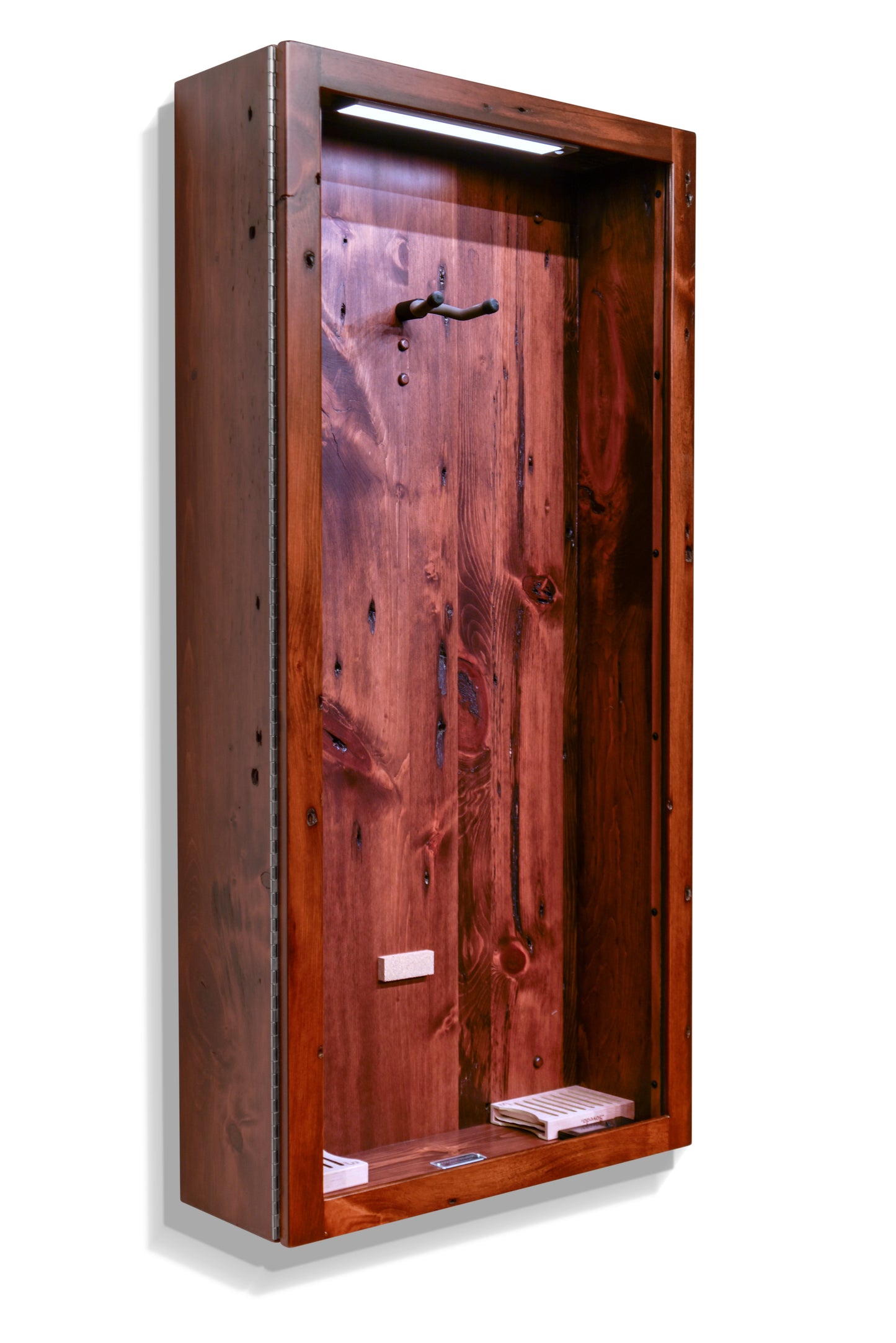 ClimaCase Rectangle Humidor - 300 Year Old Reclaimed Wood with Boston Stain