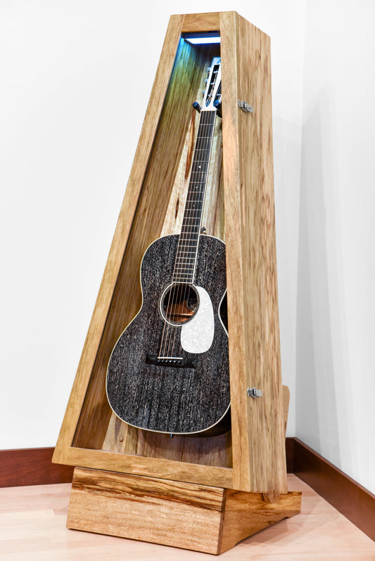 ClimaStand Triangle Humidor with Base - Black Limba