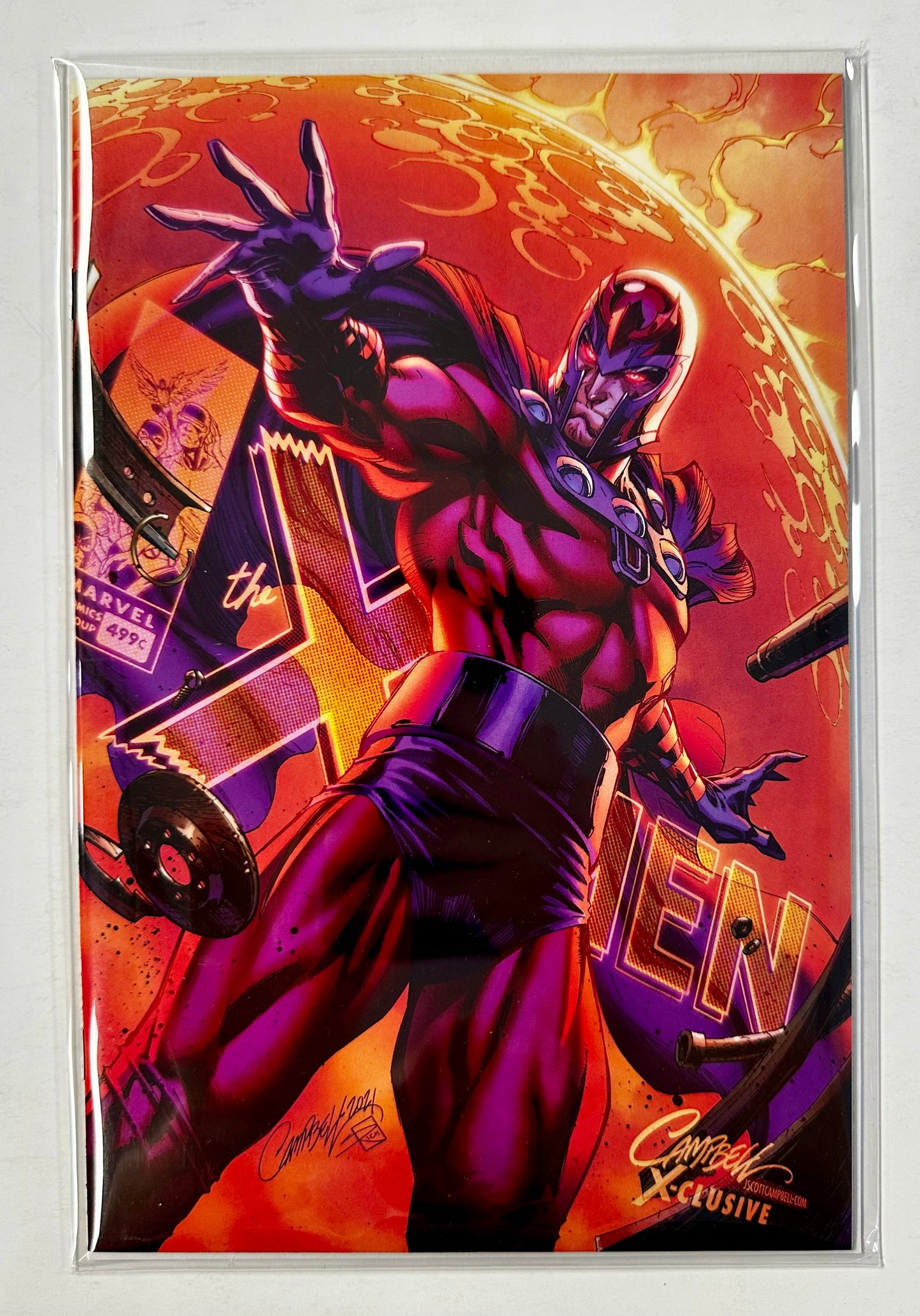 X-Men Legends #1 Campbell Marvel Comics Magneto 2021 Variant B Exclusive