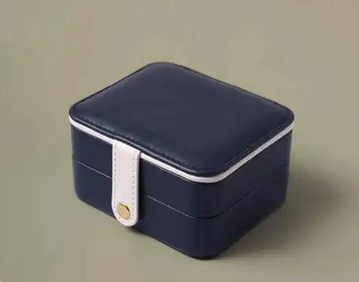 Portable Jewelry Box for Earrings and Necklaces, Minimalist