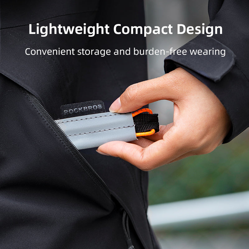 ROCKBROS Adjustable Elastic Reflective Trouser Strap for Cycling Safety