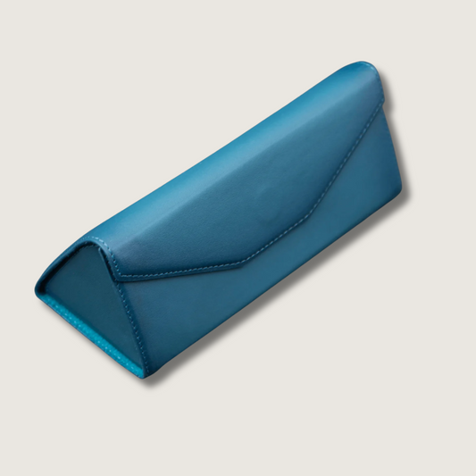 Luxury Leather Sunglasses Case - Dark blue - Louisville