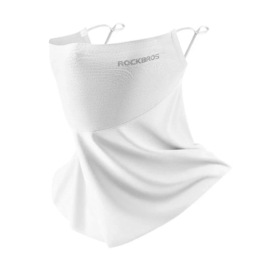 ROCKBROS Cooling Neck Gaiter with Ear Loops – UV Protection for Cycling