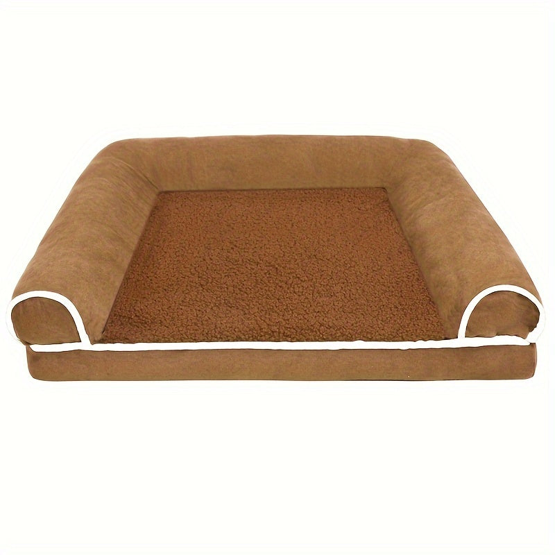 New Dog Sofa Pet Dog Bed Cat Bed Deep Sleep Dog House Square Thickened Warm Dog Mat Small Medium Large Dog House Pet Supplies Breathable Blanket Pet Dog Bed Dog Sofa Dog Bed Dog House Pet Supplies Accessories