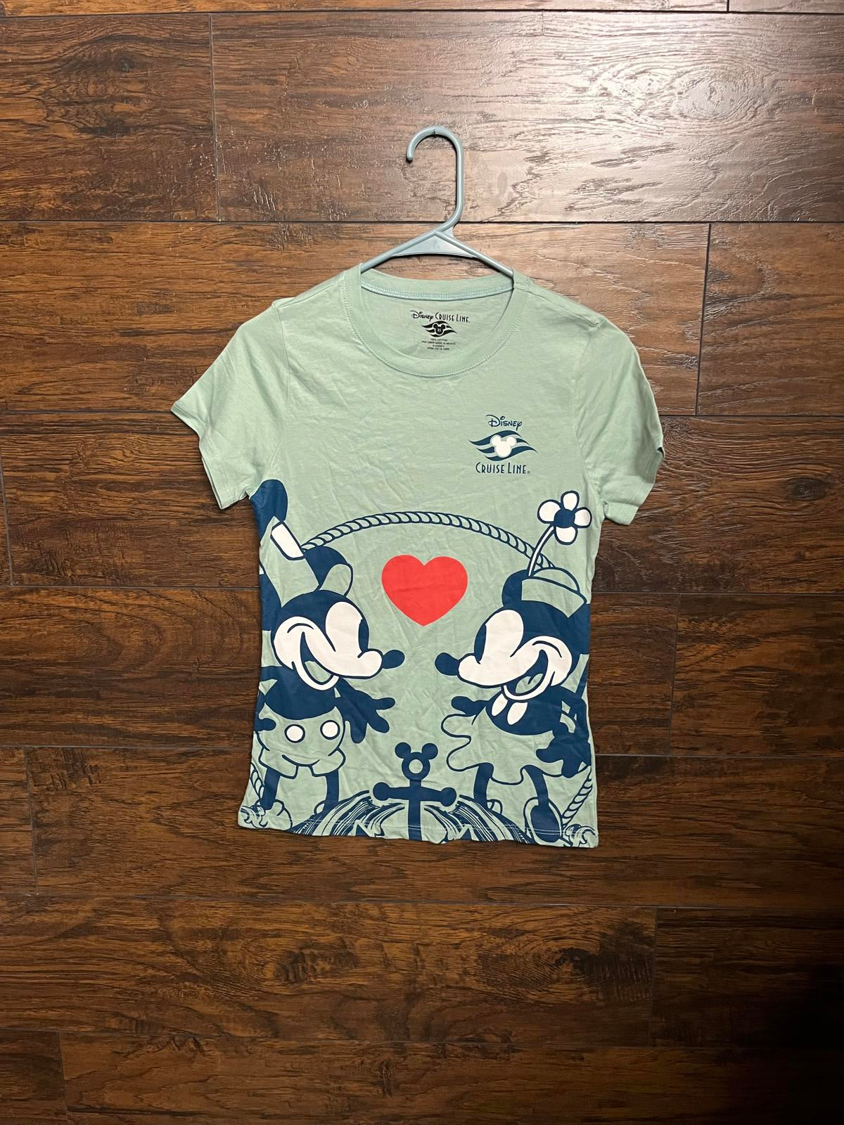 Disney Cruise Line Minnie Hearts Mickey Mouse Love - XS