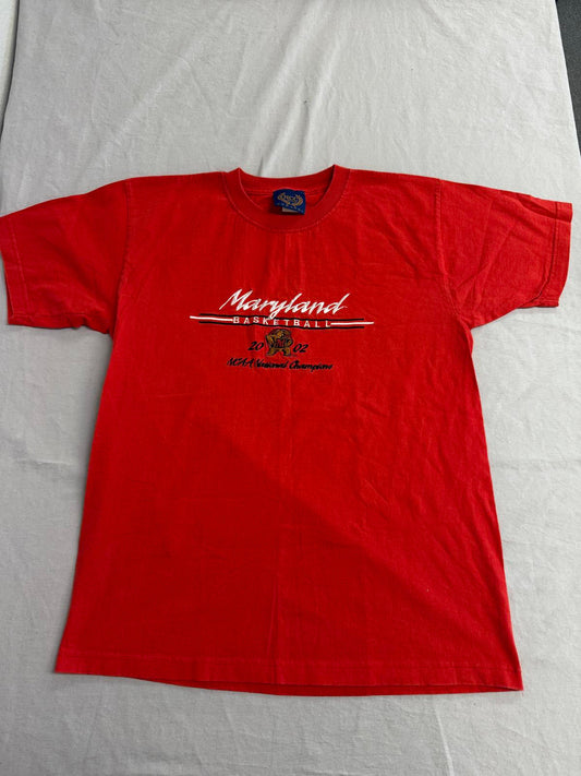 VTG University of Maryland Basketball Terps T-shirt 2002 L