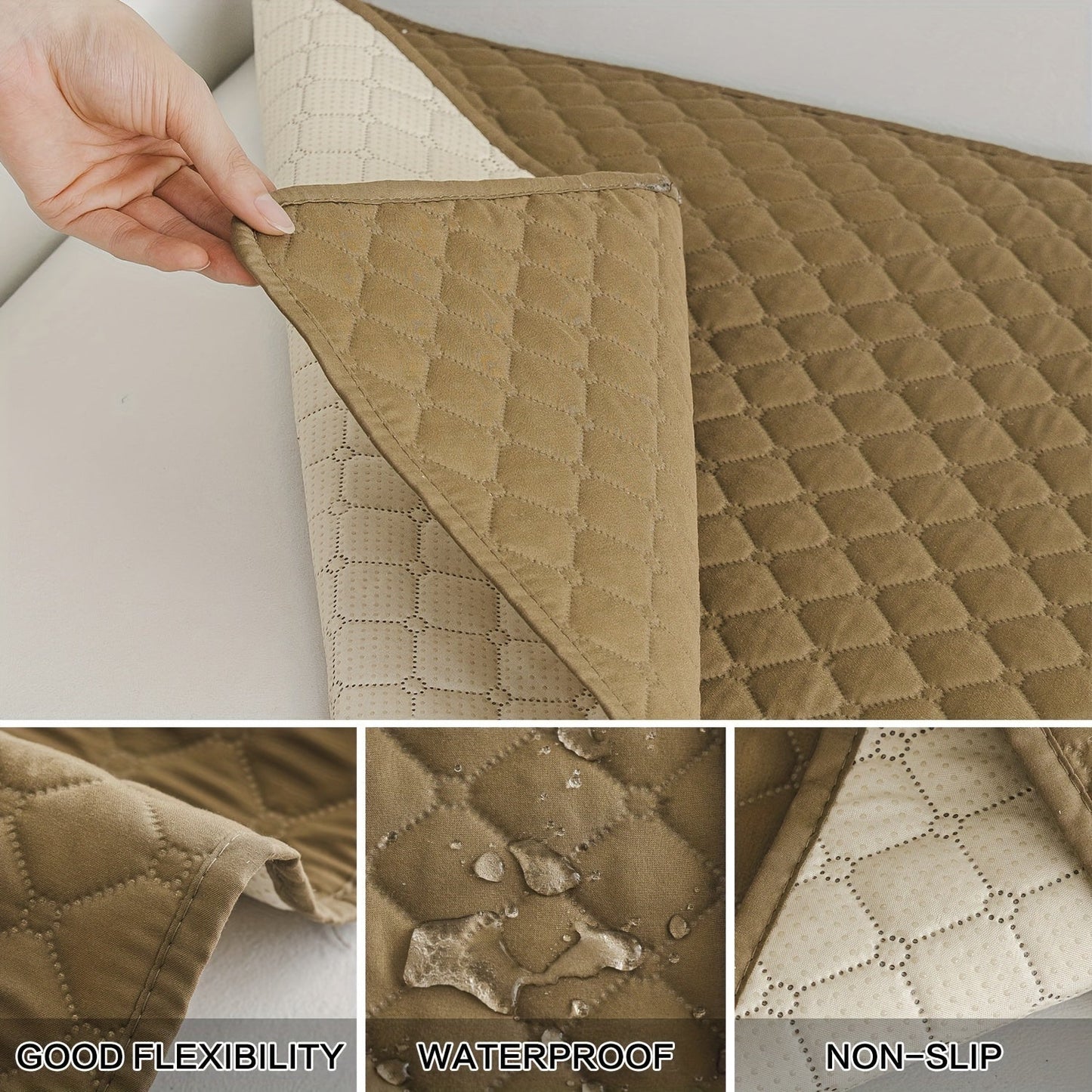 Waterproof non-slip pet mattress, pet blanket, pet furniture mattress, pet sofa waterproof cushion