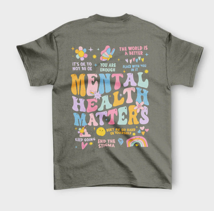 2D Printed Thanksgiving Element Cotton T-shirt