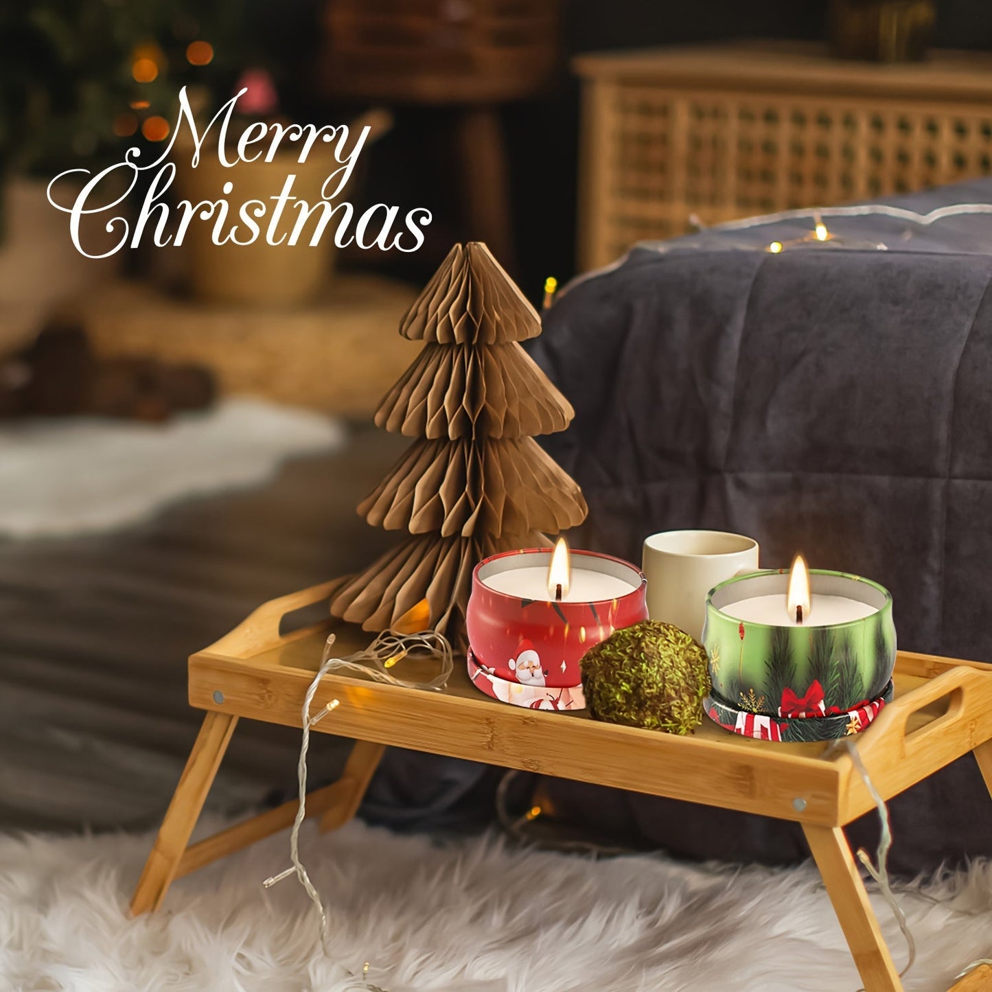 36pcs Christmas Scented Candle, Smoke-free, No-drip, Elegant Romantic Candle, Suitable For Family, Church, Seasonal Celebrations, Also Very Suitable For Christmas Use, As A Gift To Relatives And Friends.
