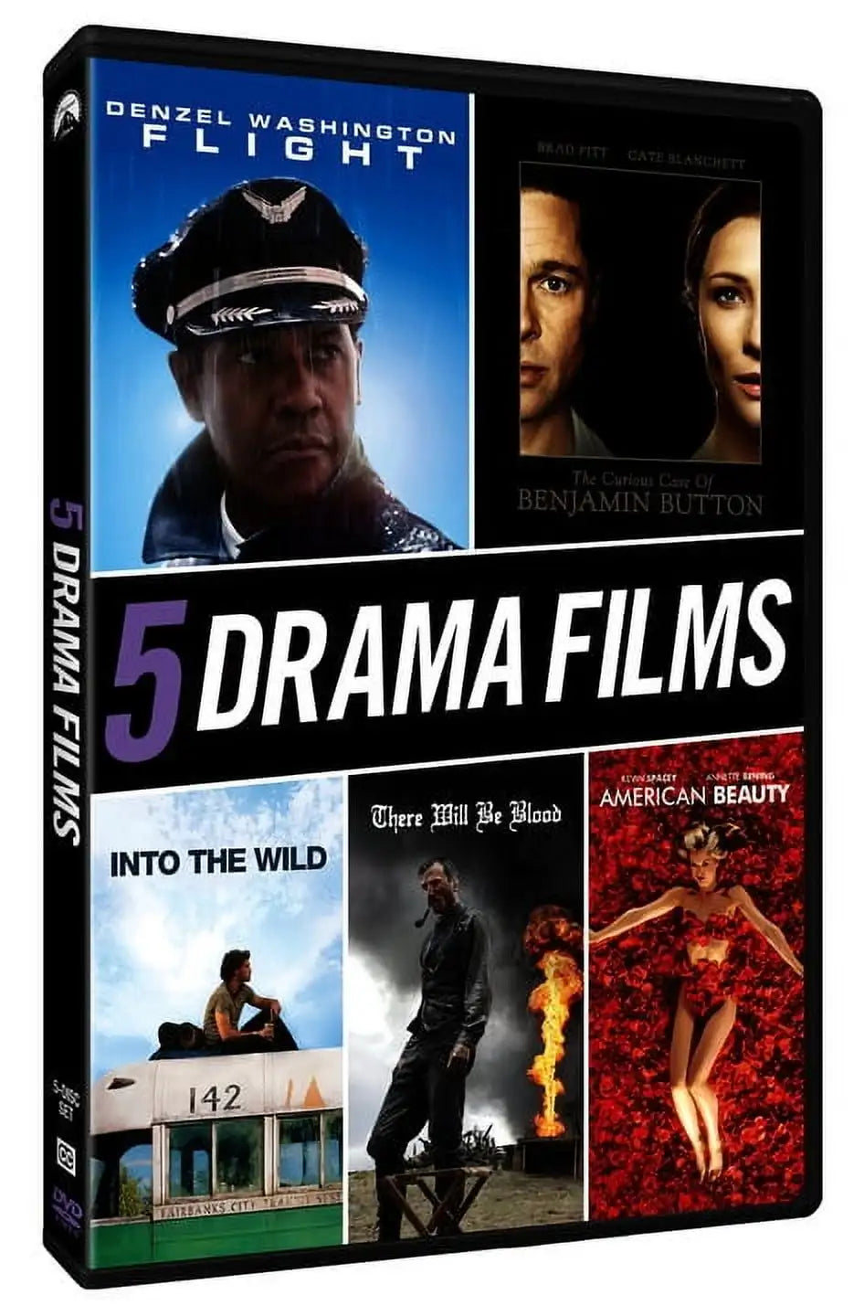 Drama 5 Movie Collection (Flight / The Curious Case of Benjamin Button