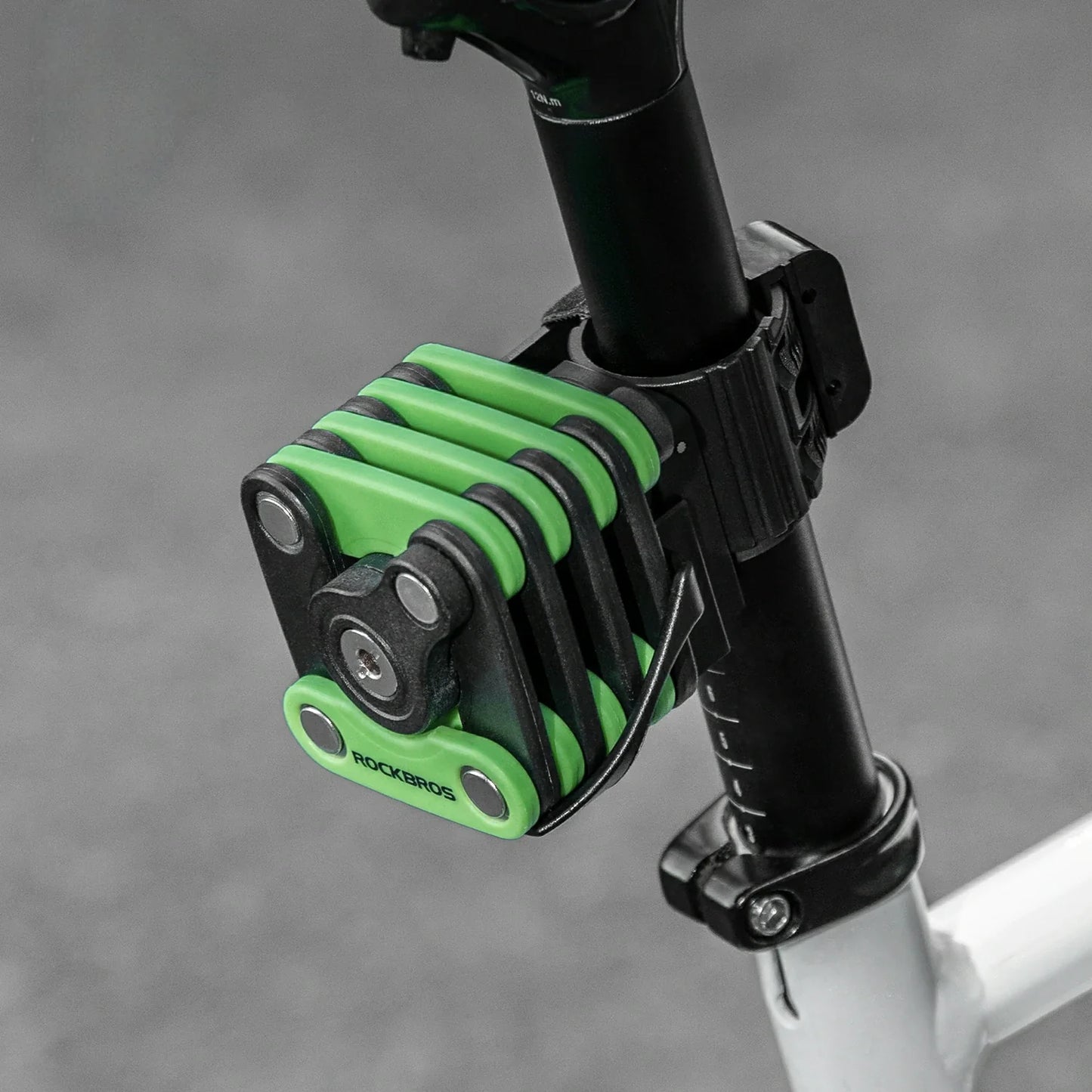 ROCKBROS Folding Bike Lock Anti-theft Alloy Lock with Mounting Bracket