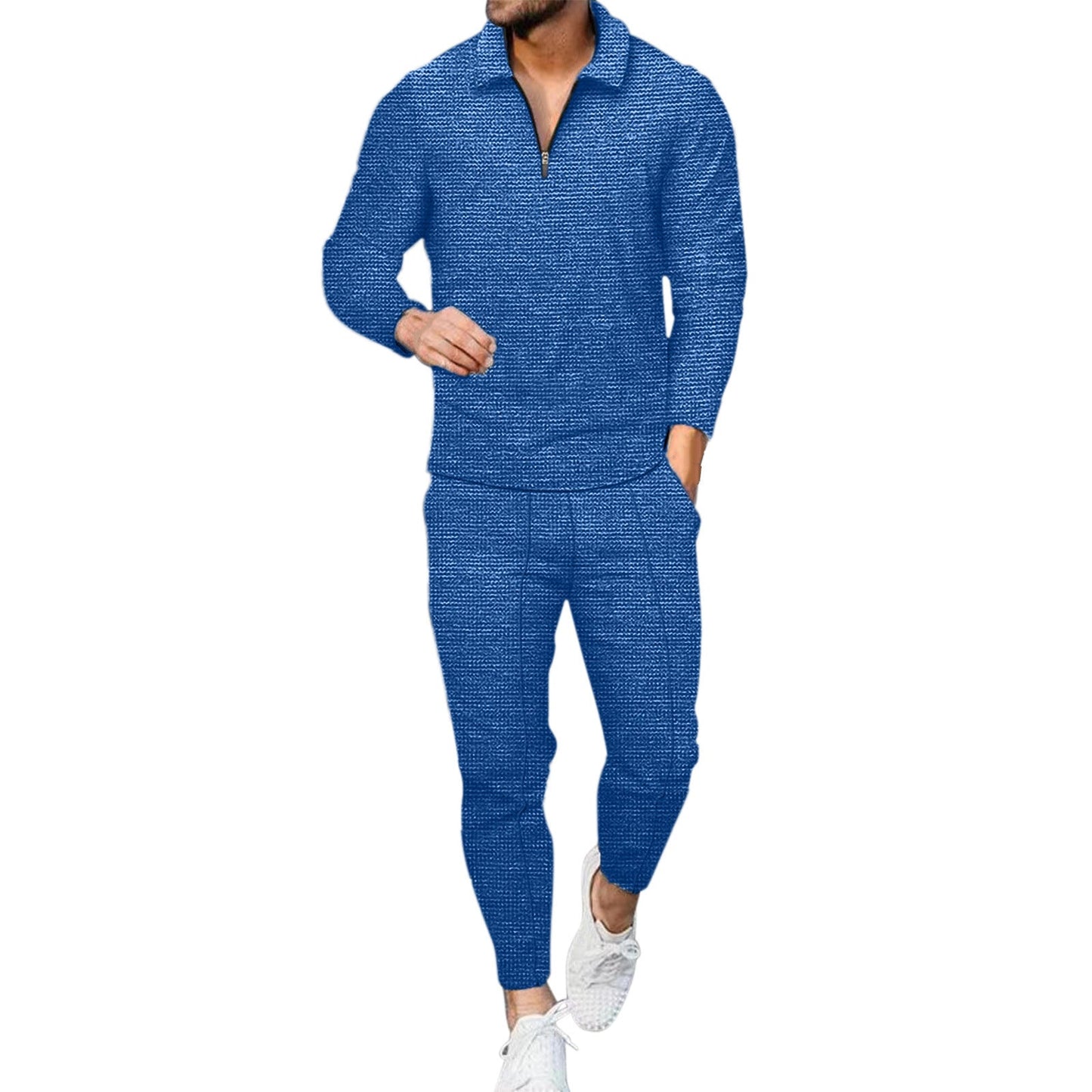 Summer Long-sleeve Pants Two-piece Sports And Leisure Men's Suit