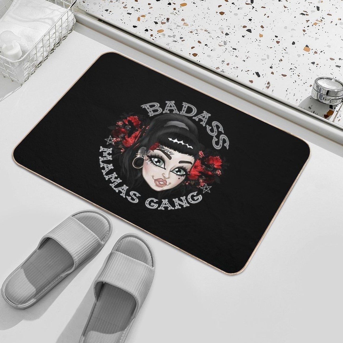 Badass Mamas Gang  Versatile Bath Mat
