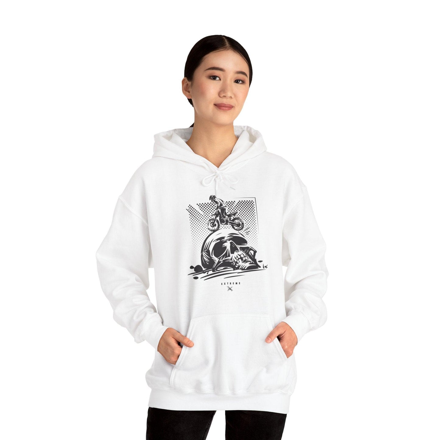 Off Road Skull Unisex Heavy Blend™ Hooded Sweatshirt - Lizard Vigilante