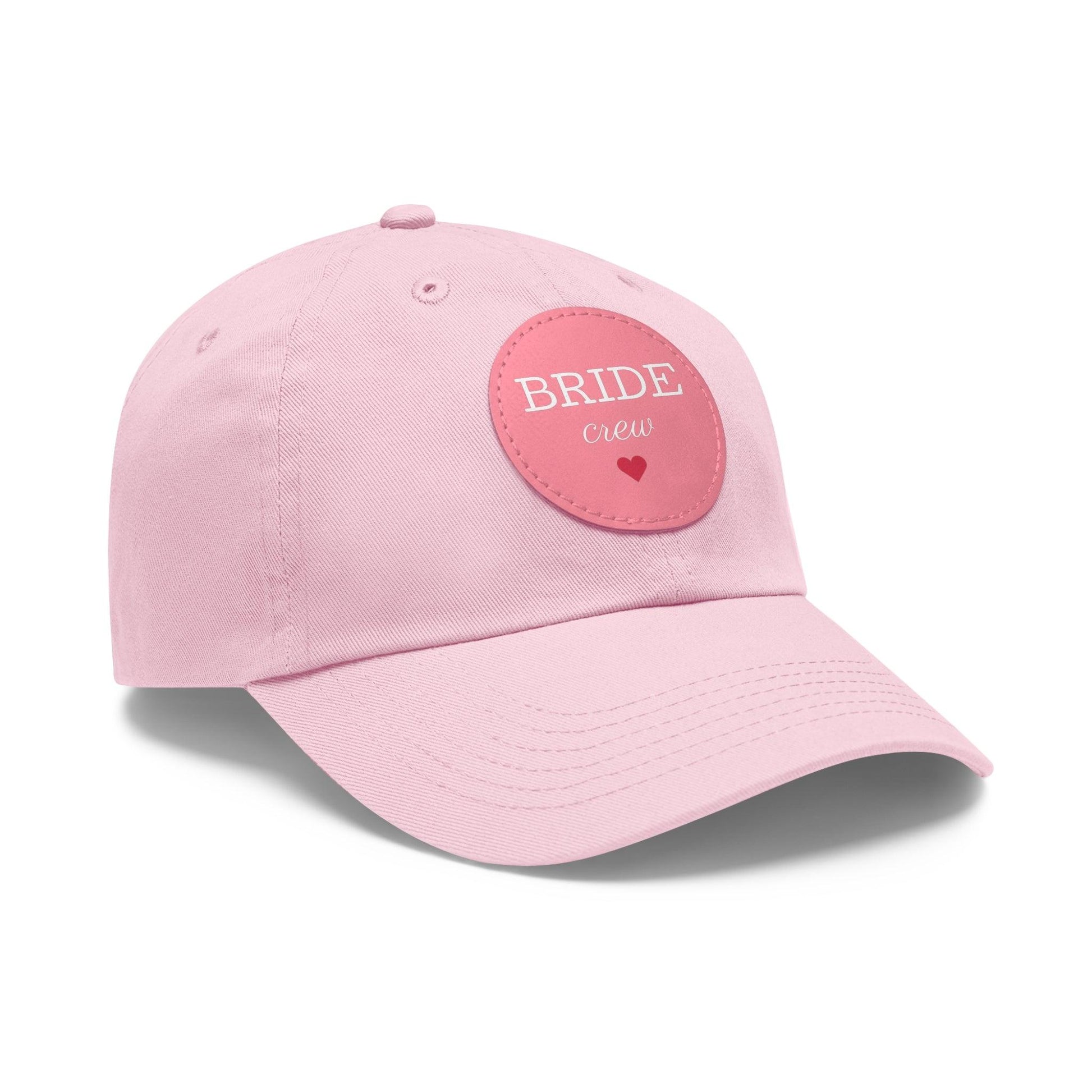 Bride Crew Dad Hat with Leather Patch (Round) - Lizard Vigilante